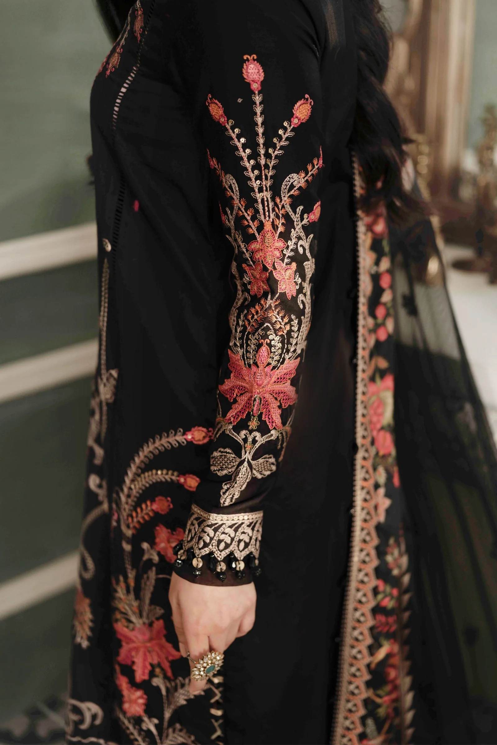 Unstitched Sateen - Black CST-605 - Image 12