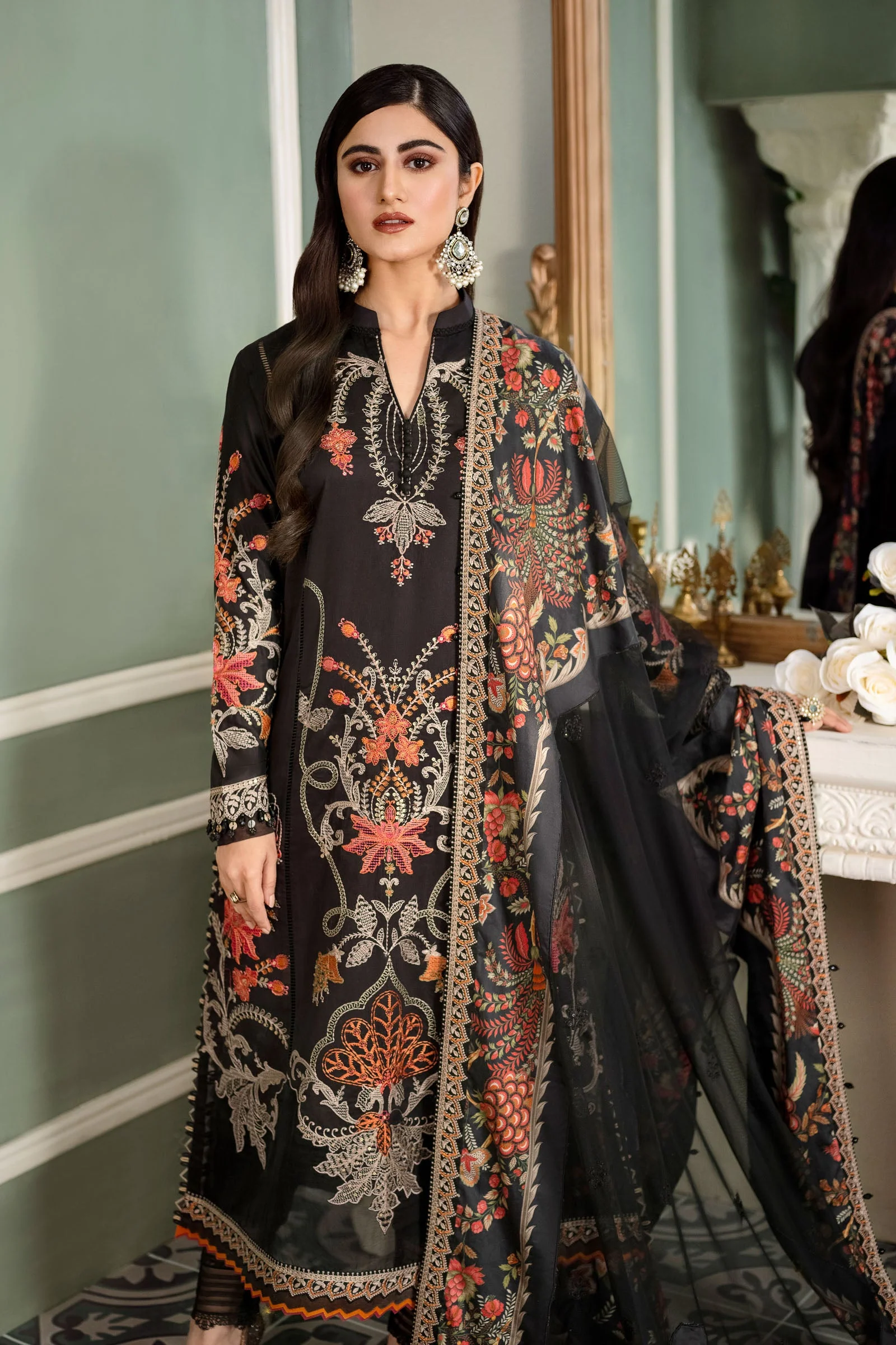 Unstitched Sateen - Black CST-605 - Image 2