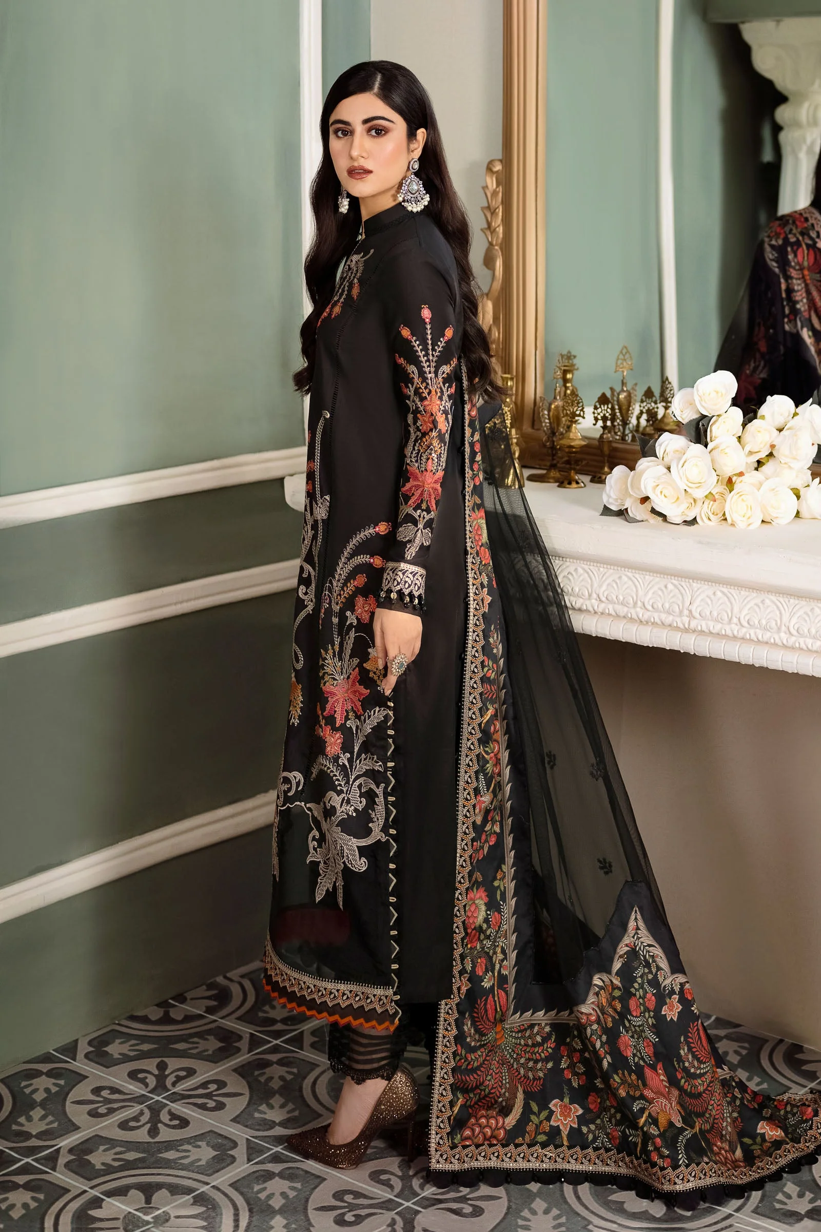 Unstitched Sateen - Black CST-605 - Image 3