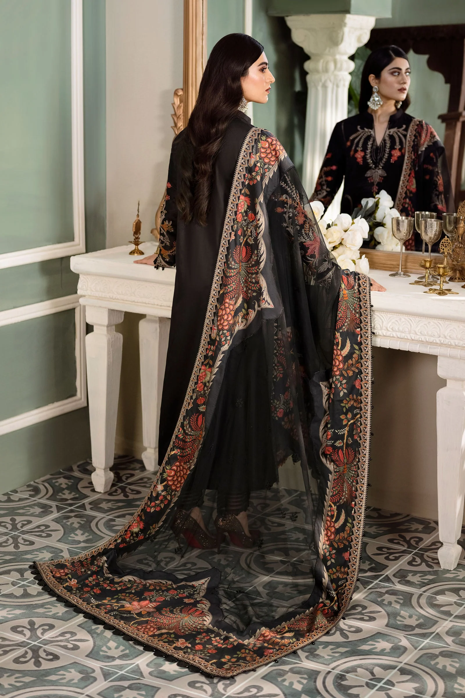 Unstitched Sateen - Black CST-605 - Image 4