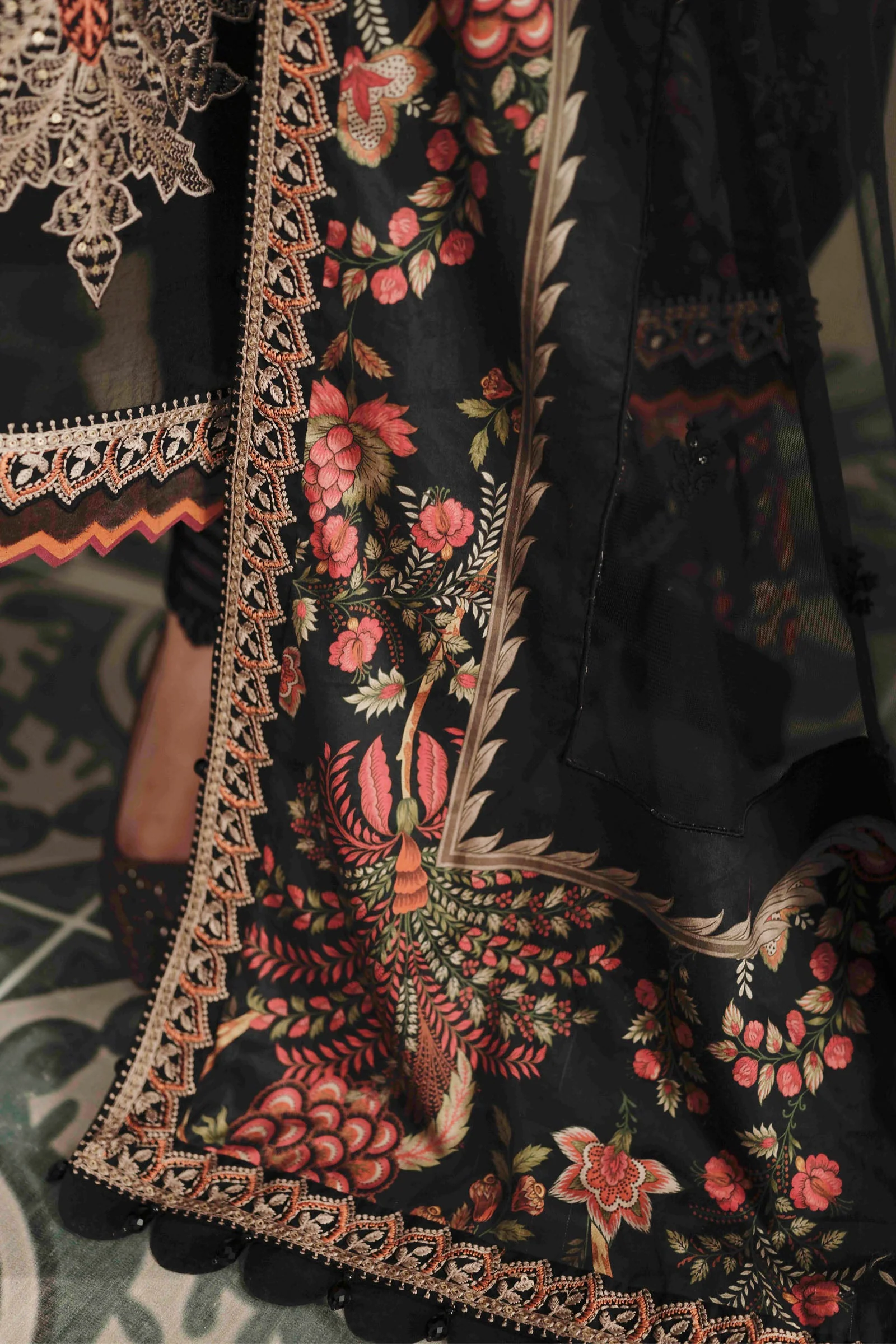 Unstitched Sateen - Black CST-605 - Image 9