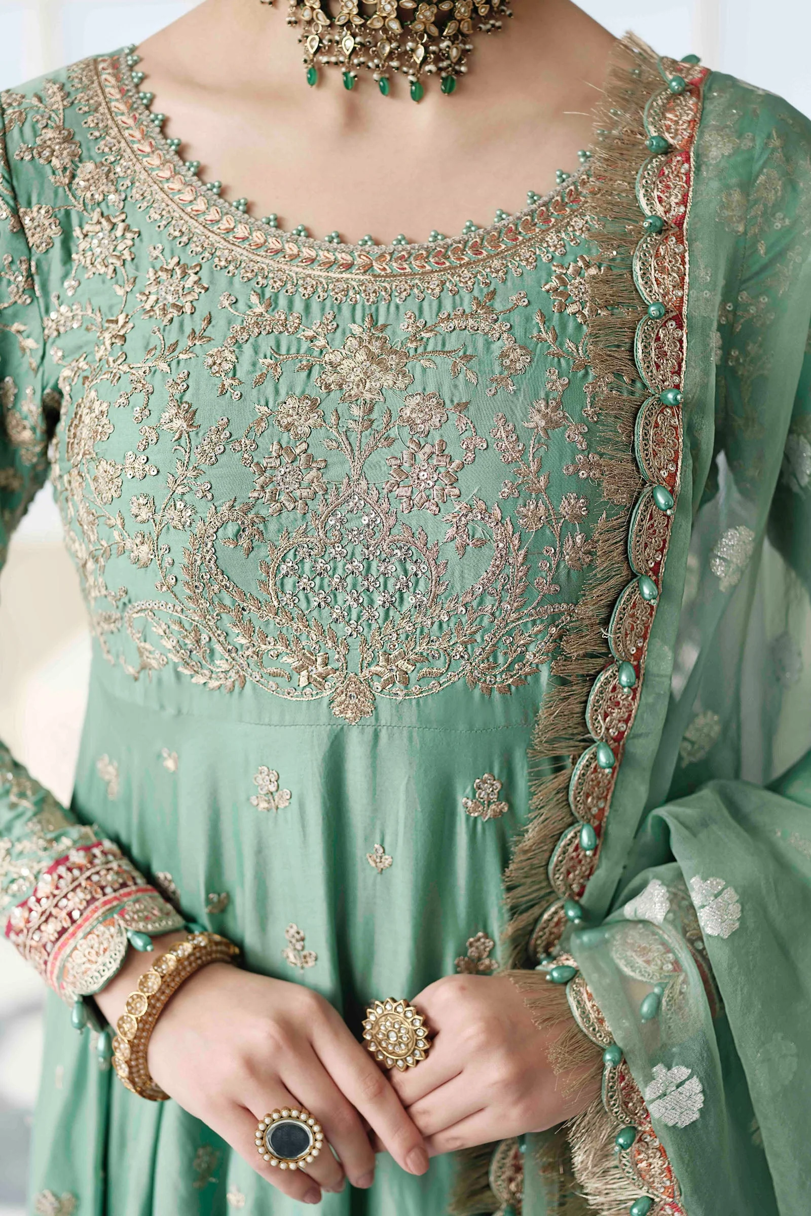 Unstitched Sateen - Aqua CST-606 - Image 3