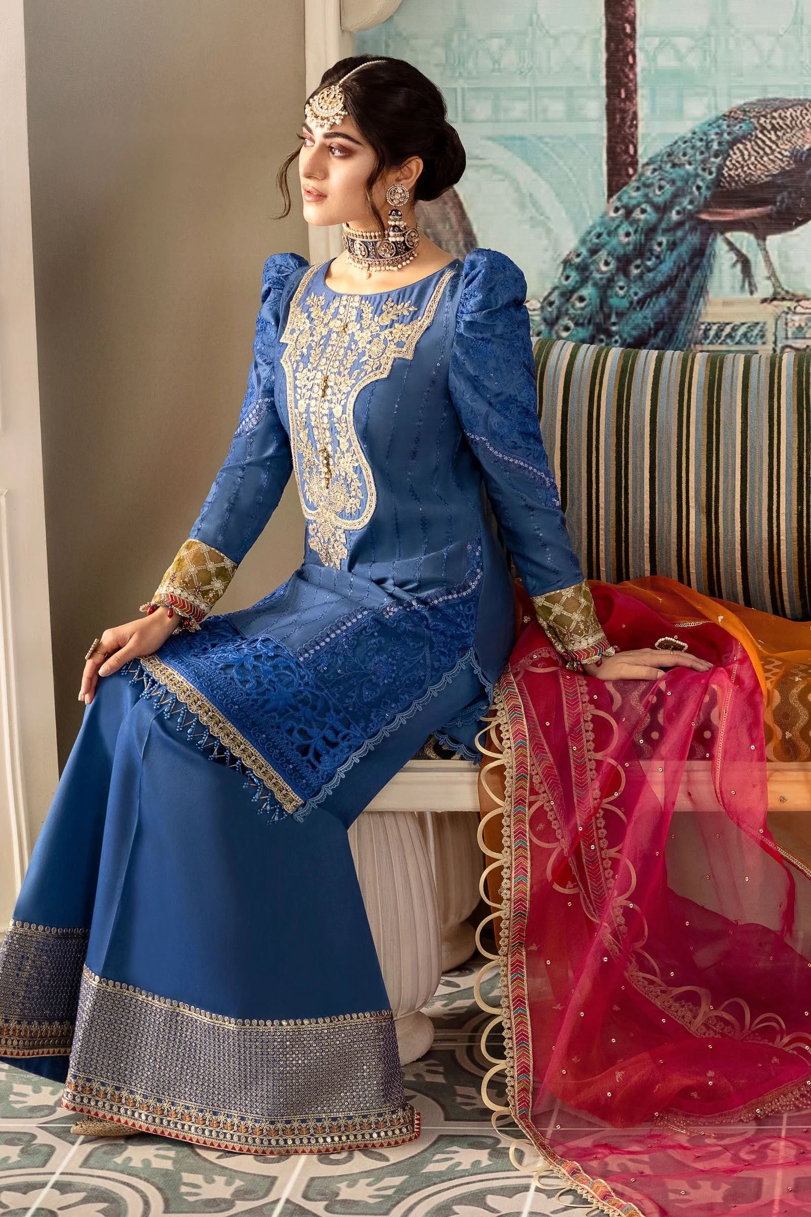 Unstitched Sateen - Cobalt Blue CST-608 - Image 3
