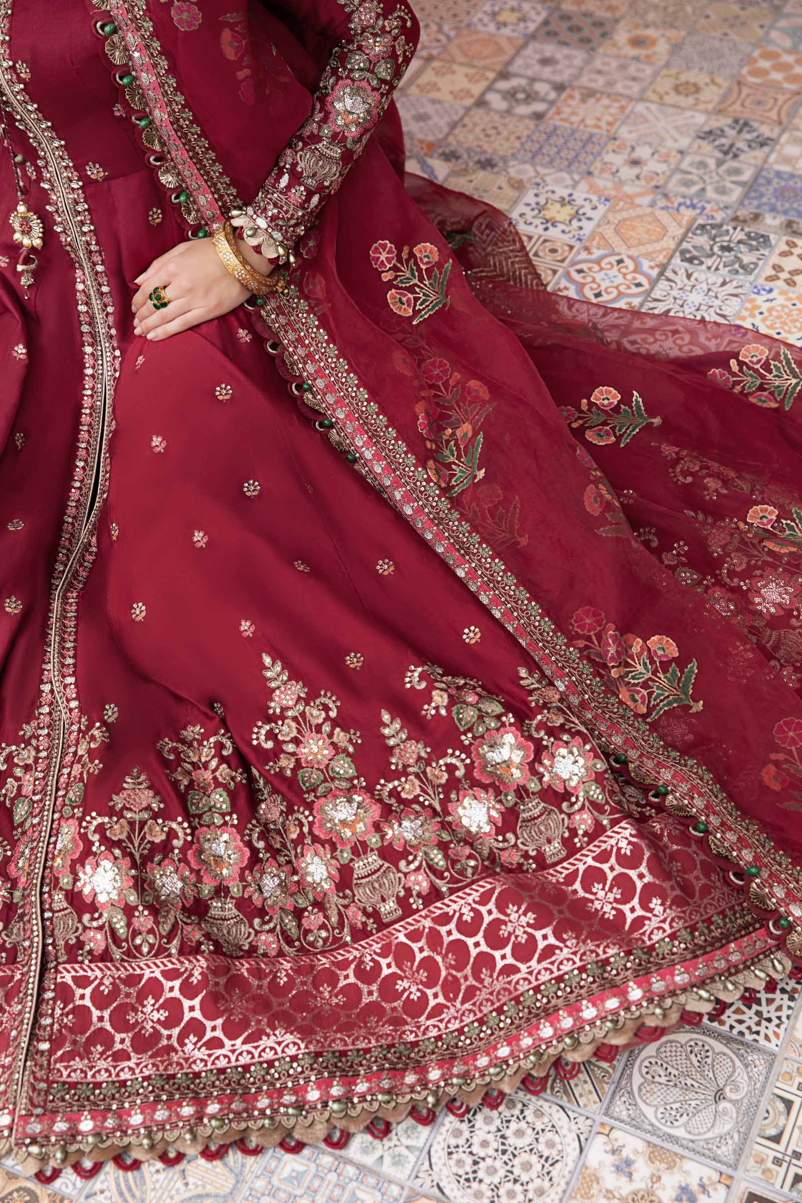 Unstitched Sateen | Maroon CST-708 - Image 5