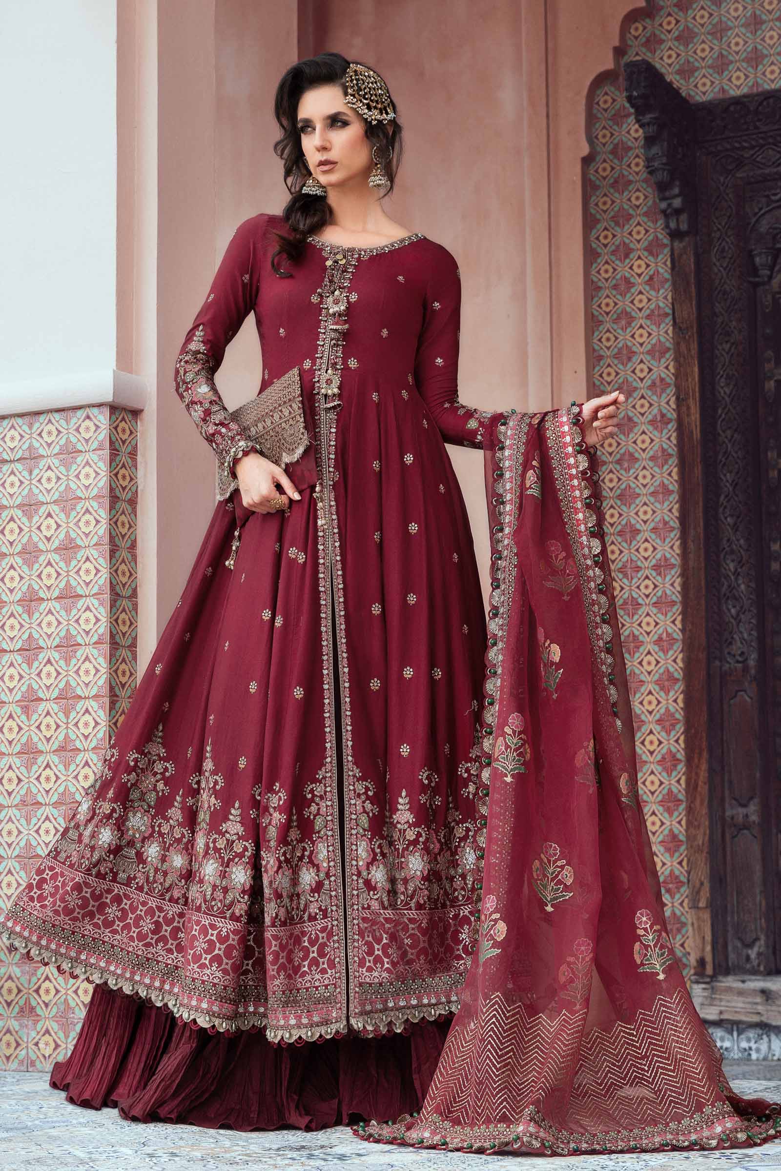 Unstitched Sateen | Maroon CST-708 - Image 6