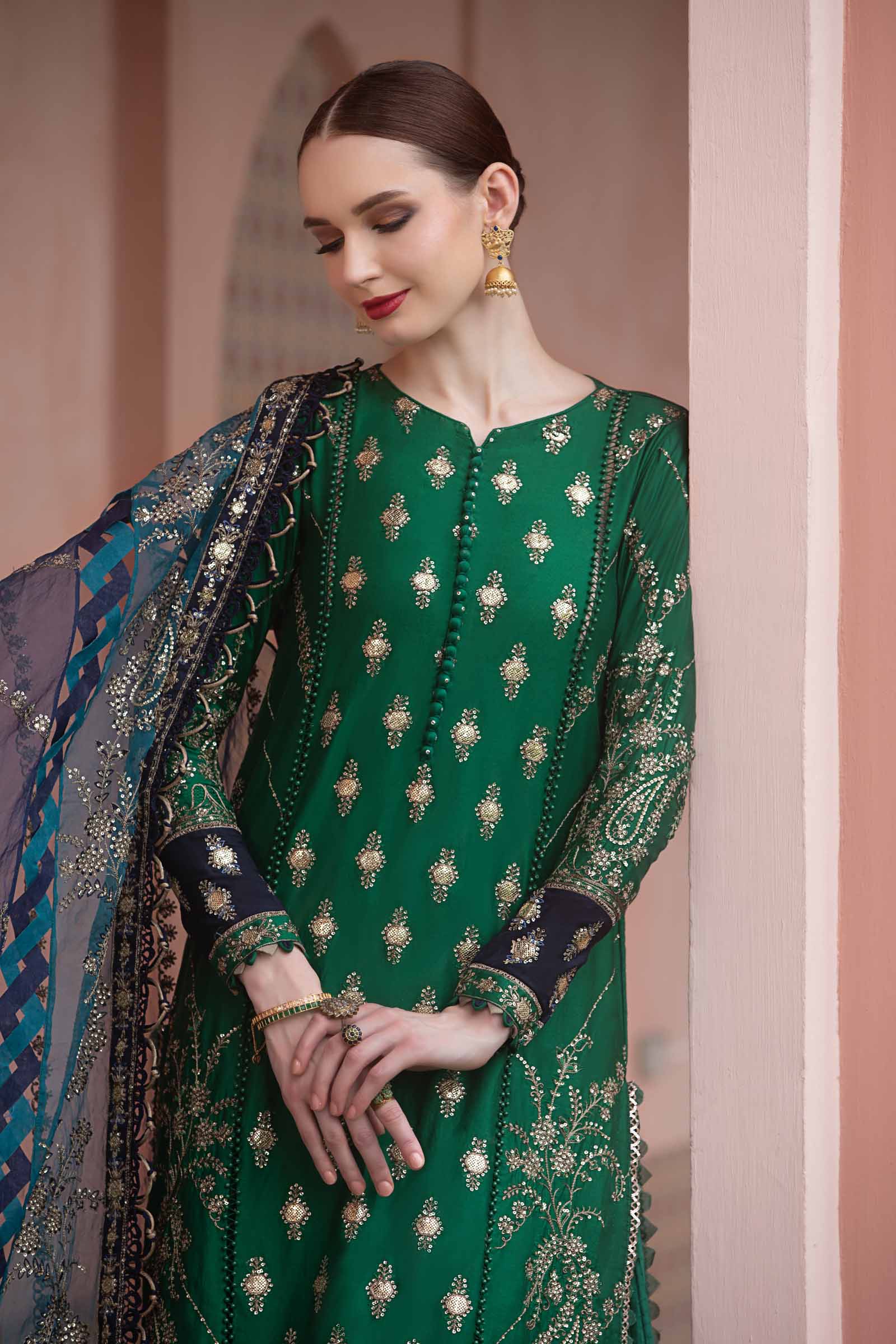 Unstitched Sateen | Emerald Green CST-711 - Image 2