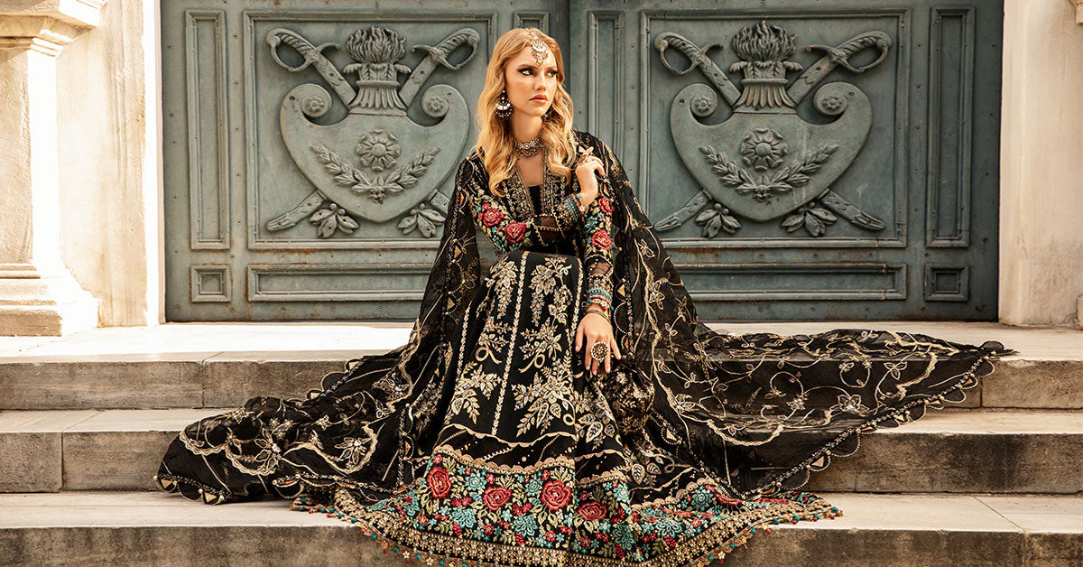 Unstitched Embroidered Cotton Satin Suit | CST-806 - Image 6