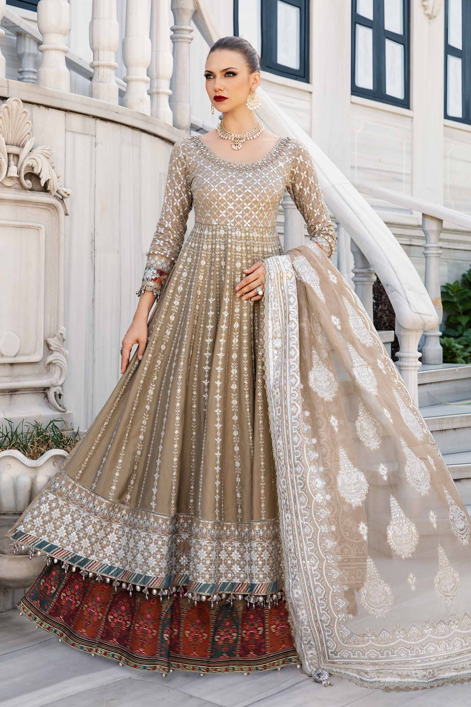 Unstitched Embroidered Cotton Satin Suit | CST-810 - Image 2