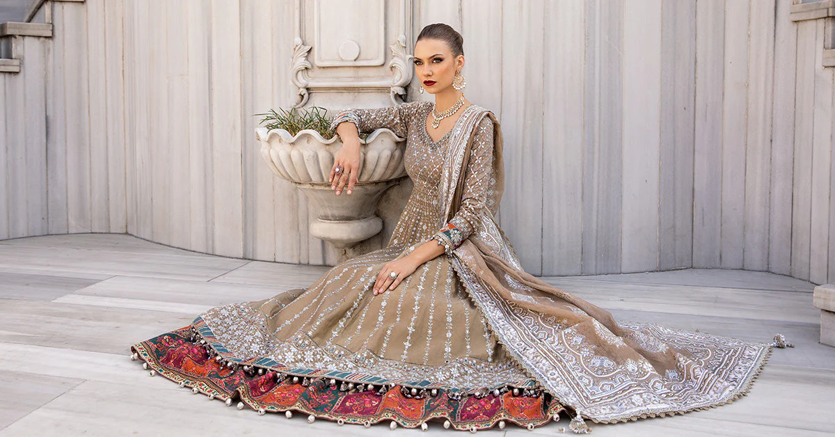 Unstitched Embroidered Cotton Satin Suit | CST-810 - Image 6