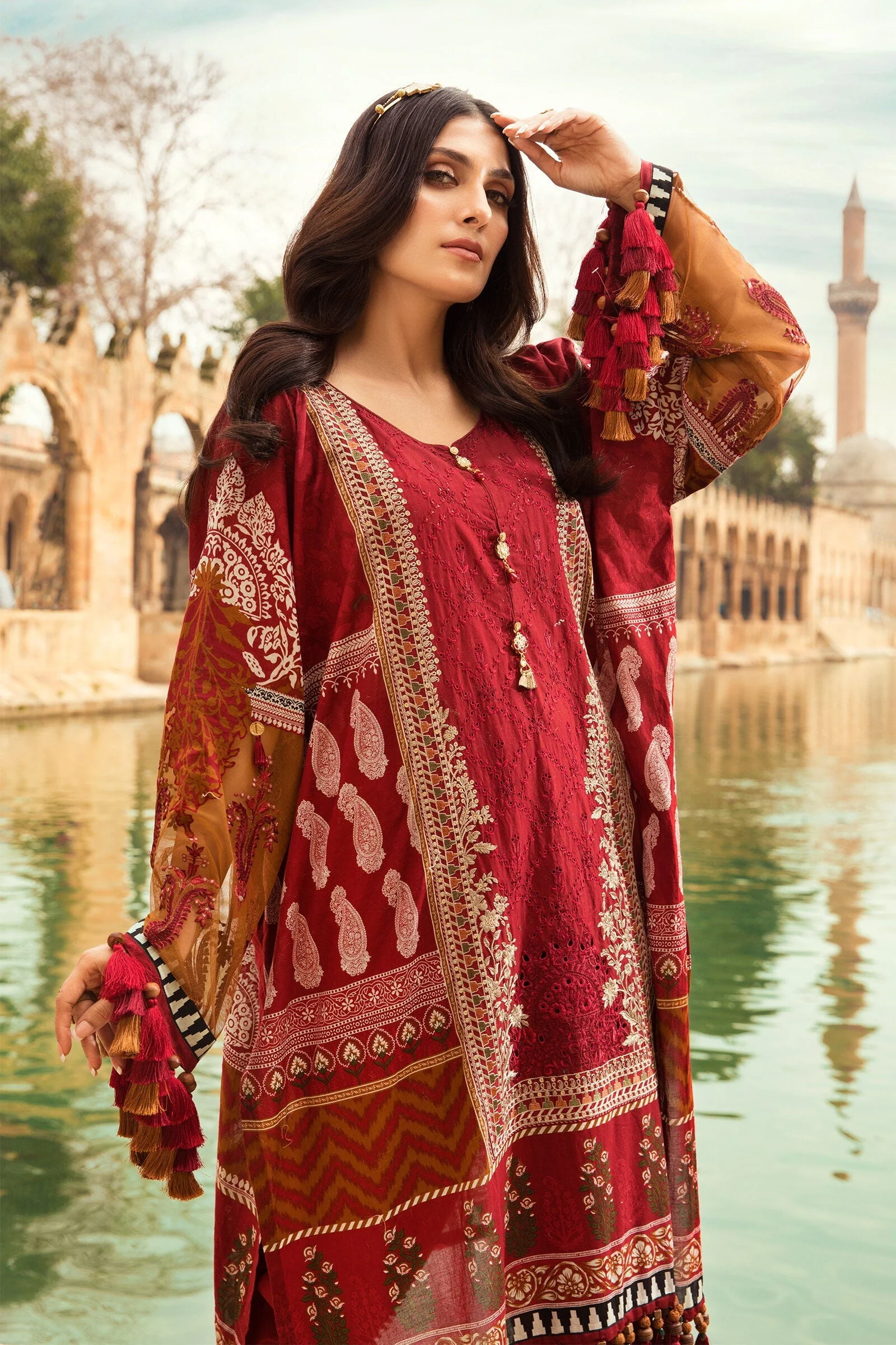 Unstitched Lawn D-2102-A - Image 3