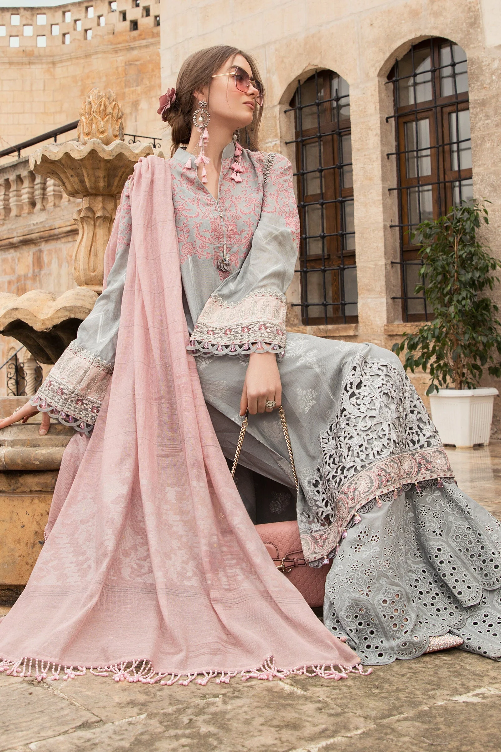 Unstitched Lawn D-2103-B - Image 3