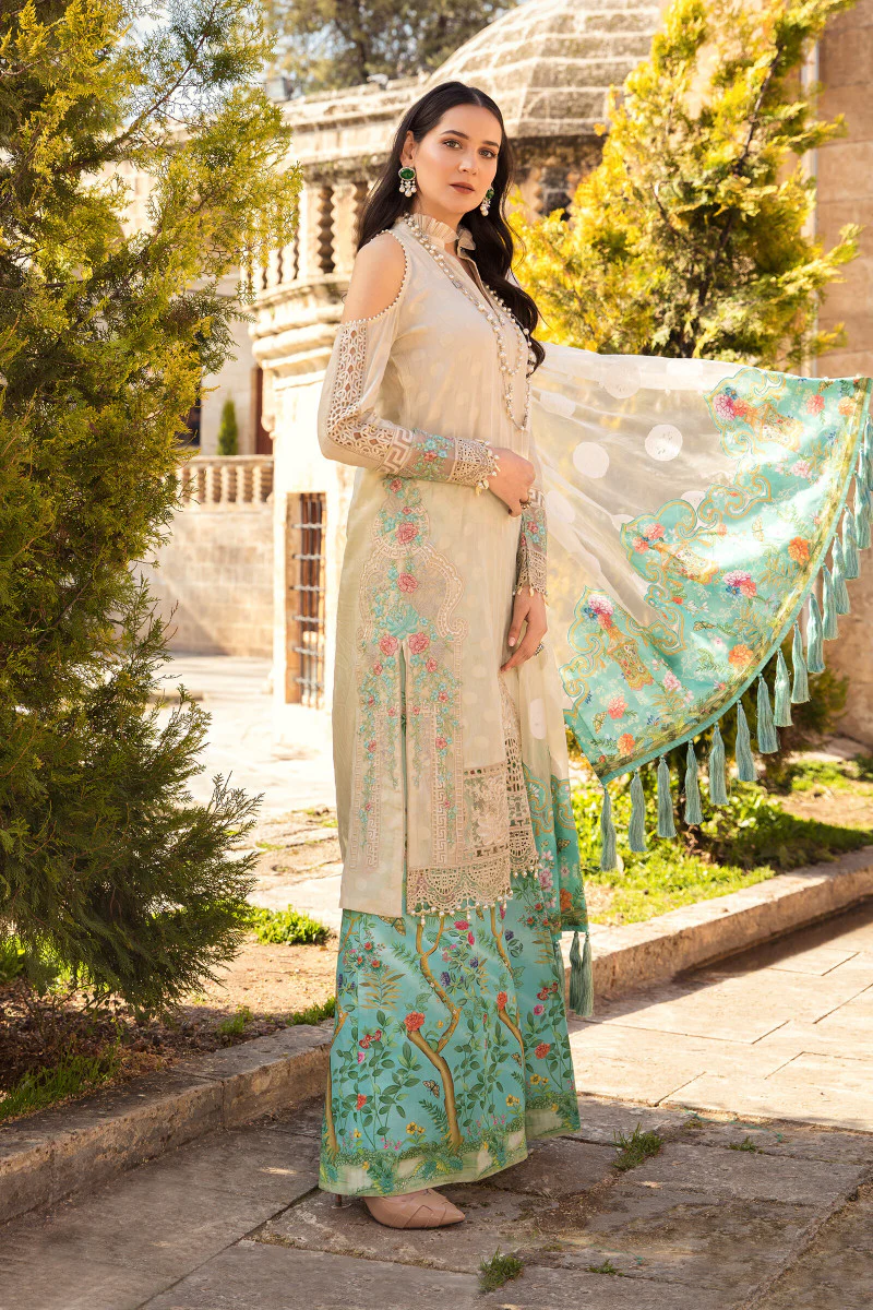 Unstitched Lawn D-2107-A - Image 2