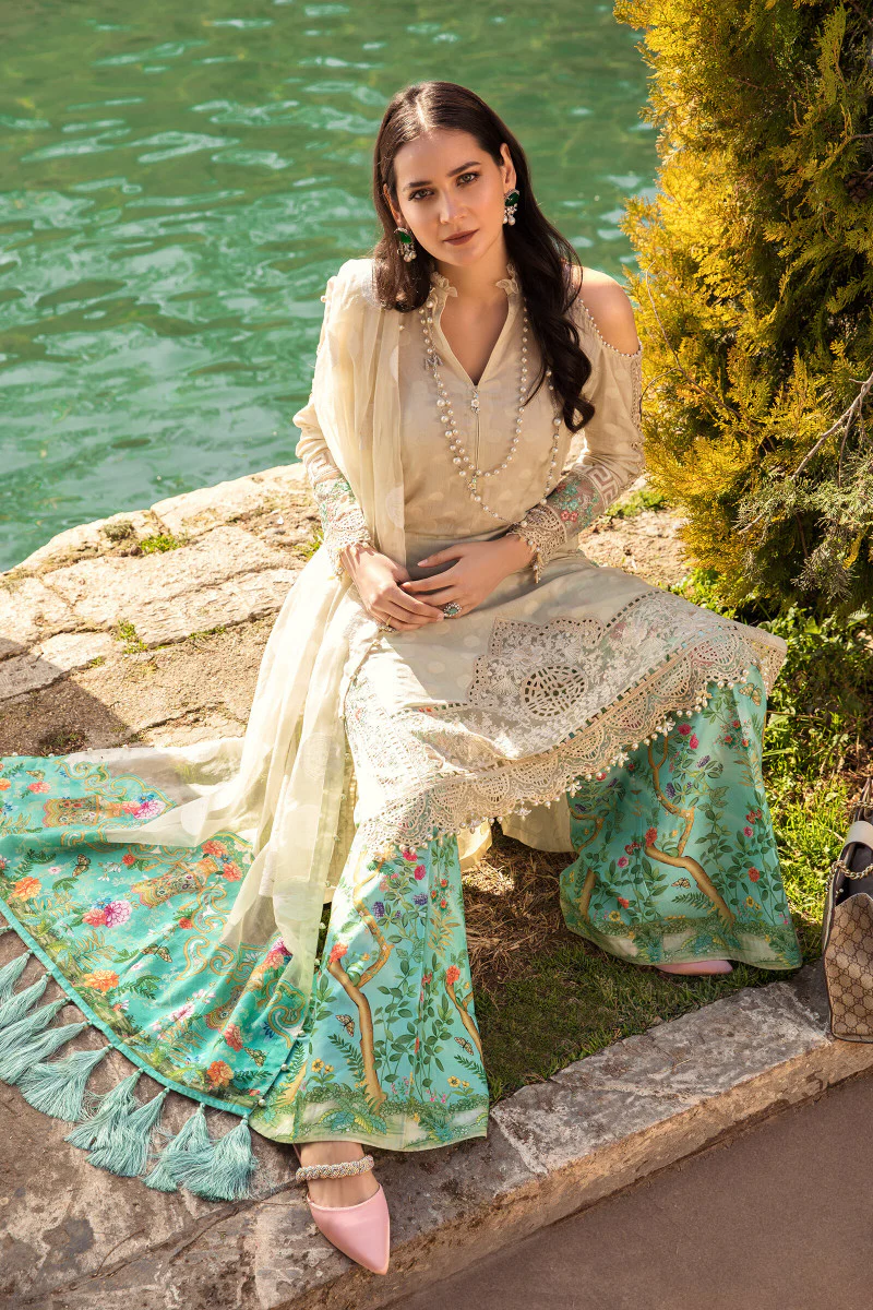 Unstitched Lawn D-2107-A - Image 3