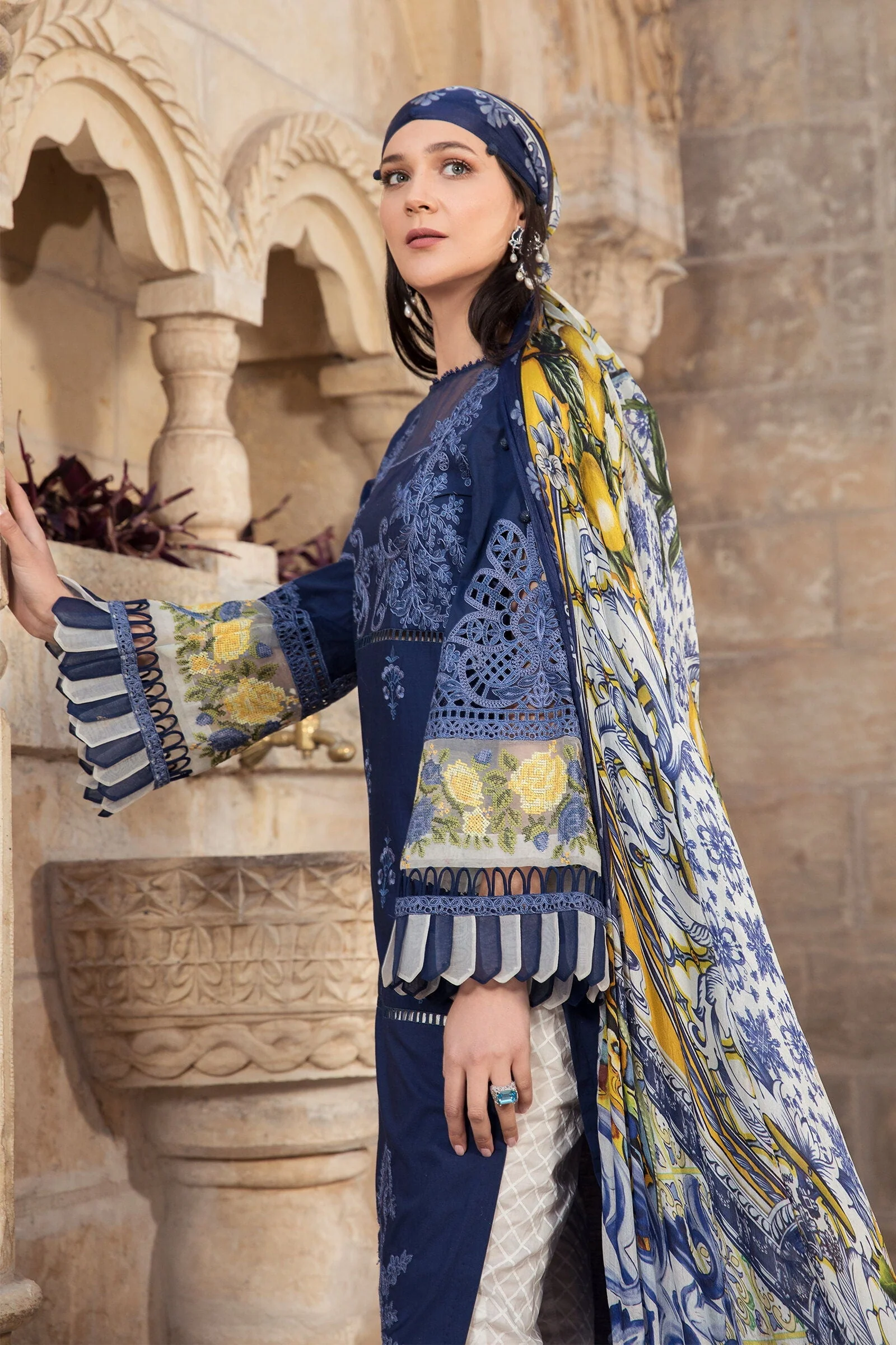 Unstitched Lawn D-2108-A - Image 2