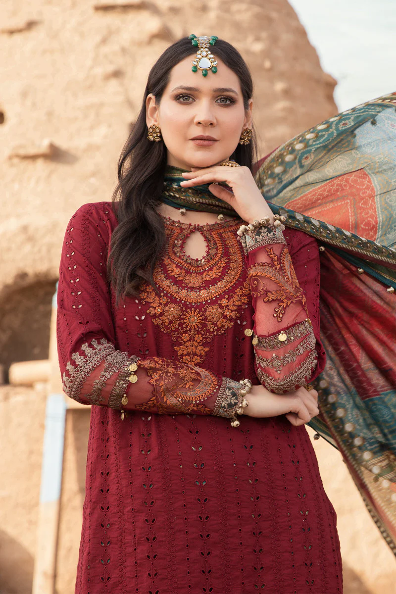 Unstitched Lawn D-2113-B - Image 3