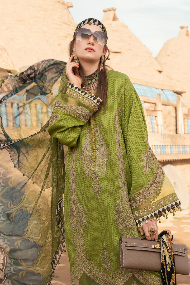 Unstitched Lawn D-2114-B - Image 3