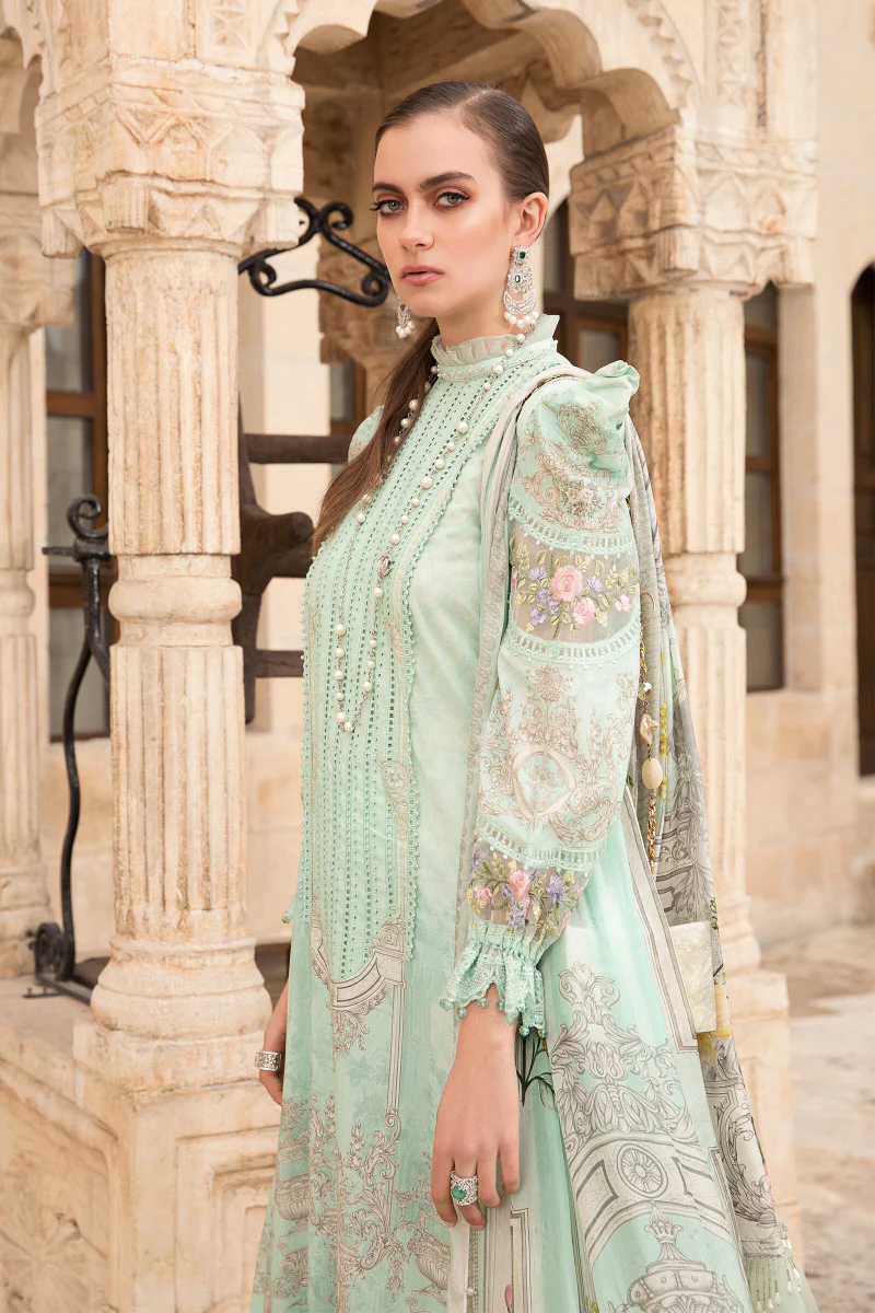 Unstitched Lawn D-2115-A - Image 2