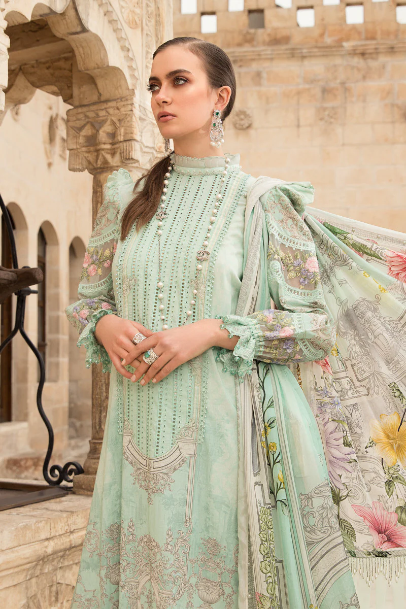Unstitched Lawn D-2115-A - Image 3