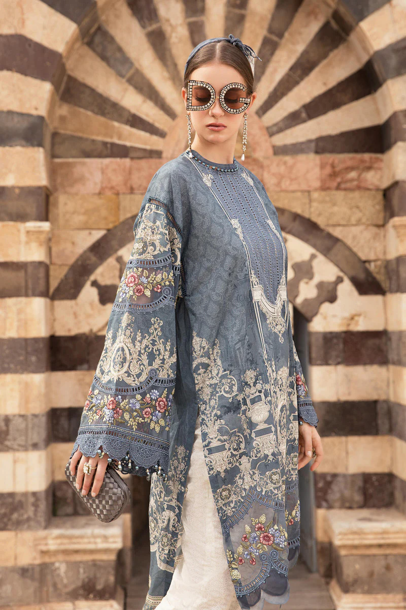 Unstitched Lawn D-2115-B - Image 2
