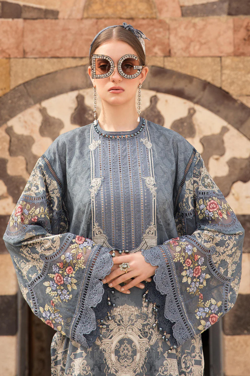 Unstitched Lawn D-2115-B - Image 3