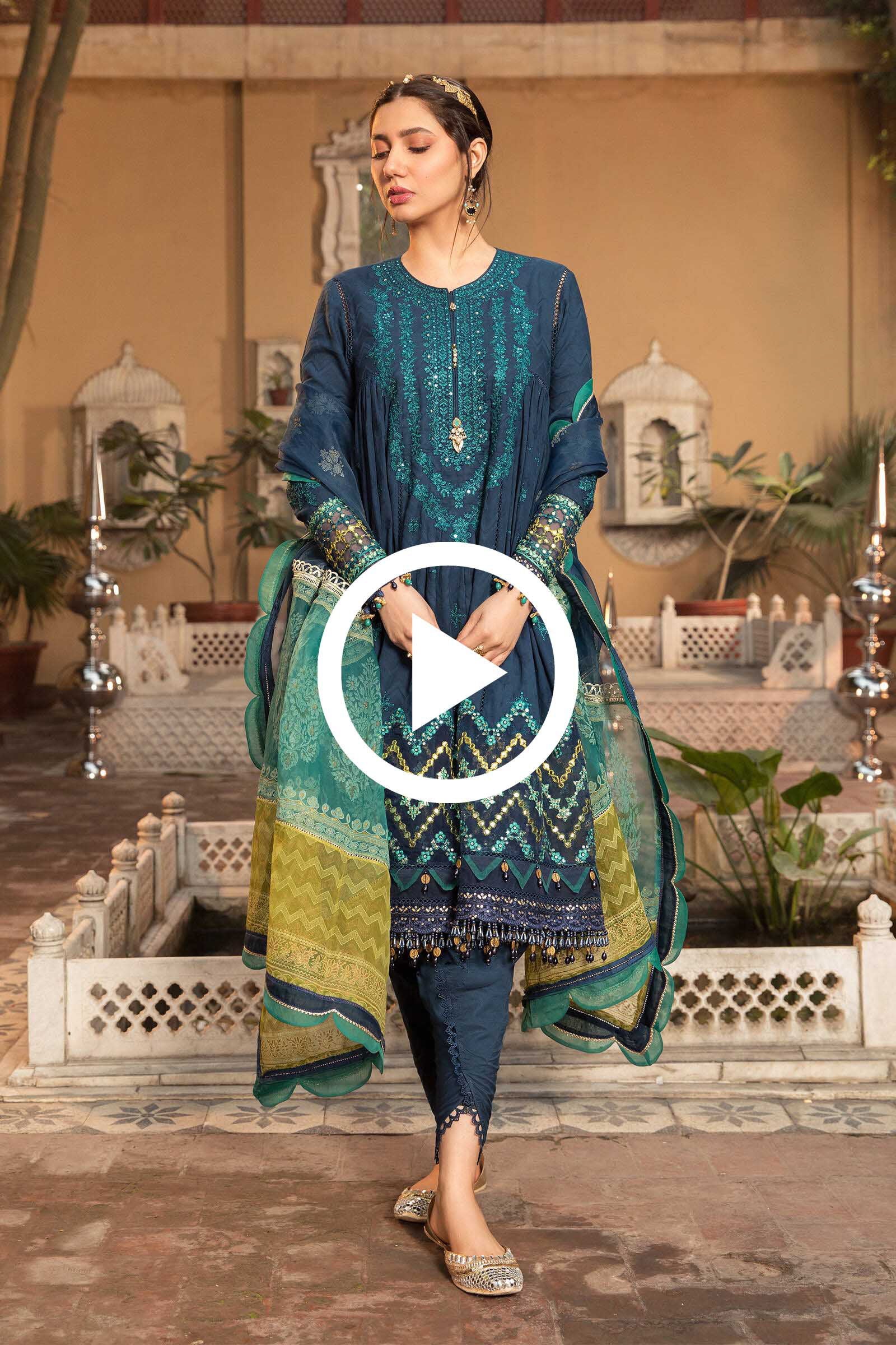 Unstitched Lawn D-2215-B - Image 3