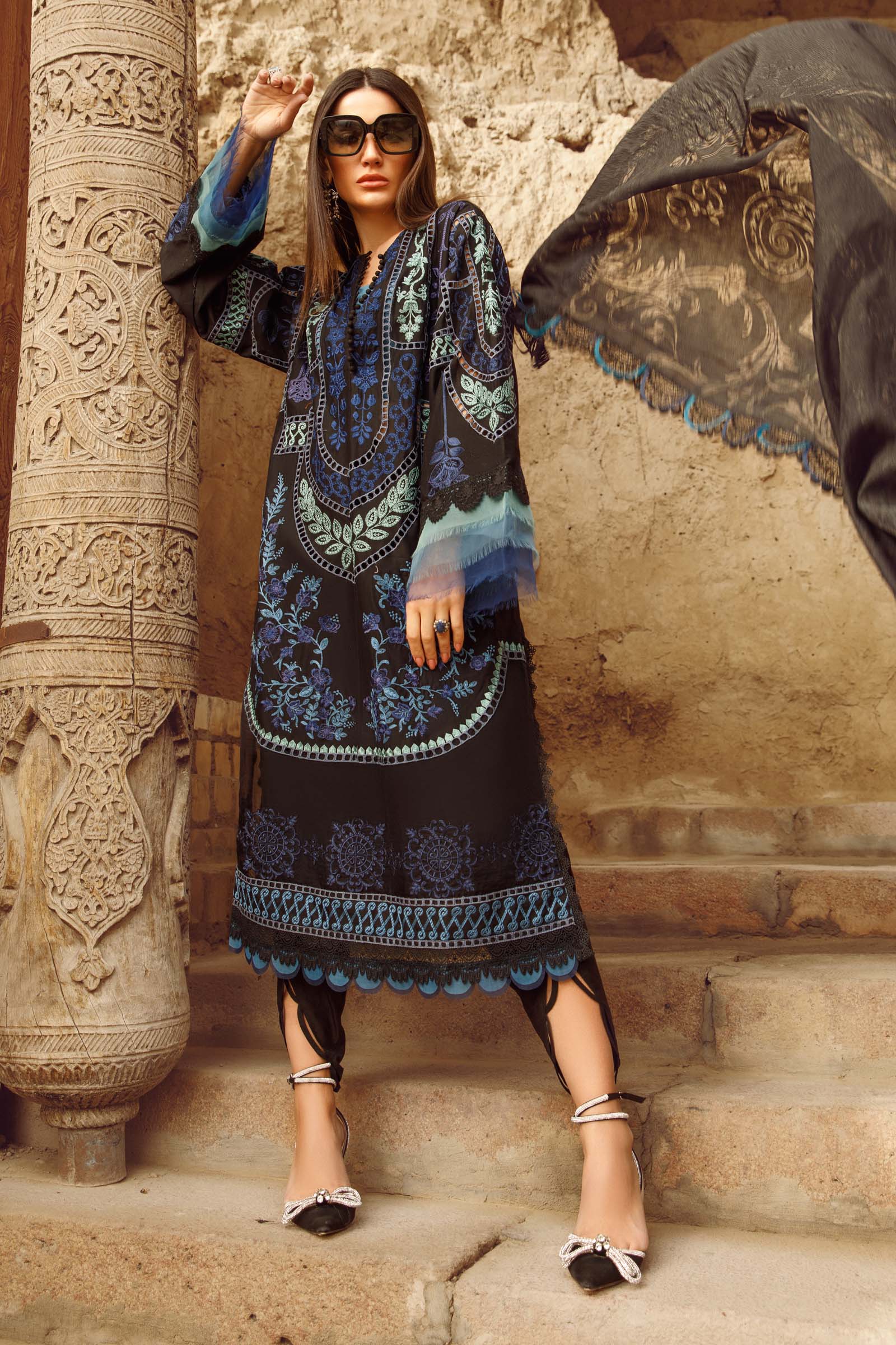 Unstitched Lawn | D-2312-B - Image 3