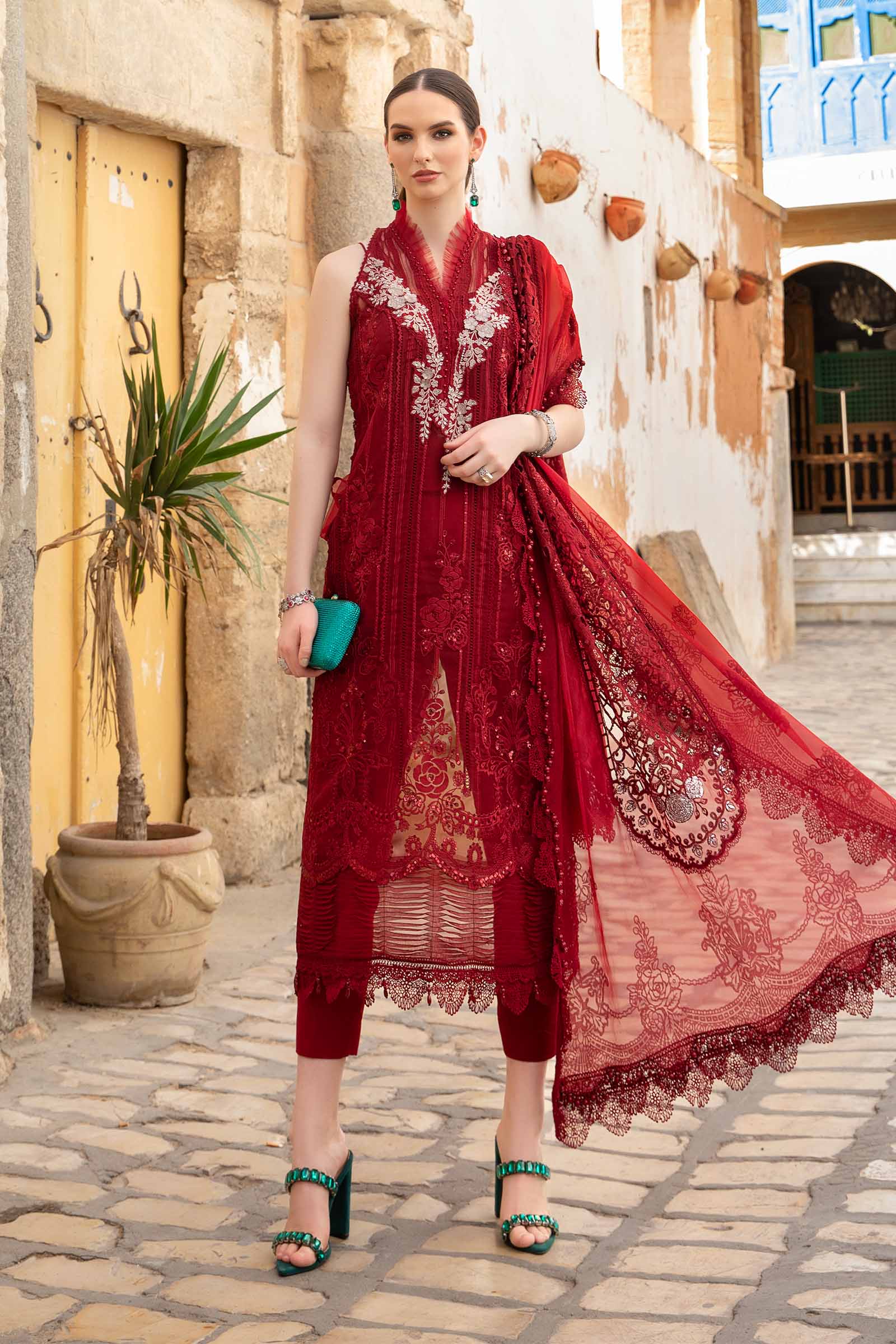 Unstitched Lawn | D-2401-B - Image 3