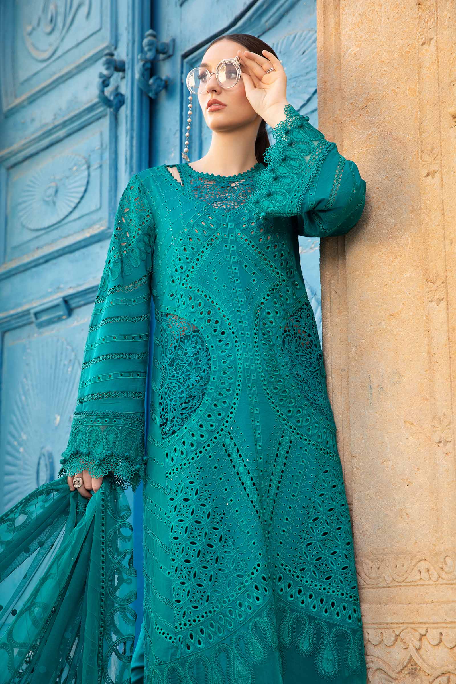 Unstitched Lawn | D-2402-A - Image 3