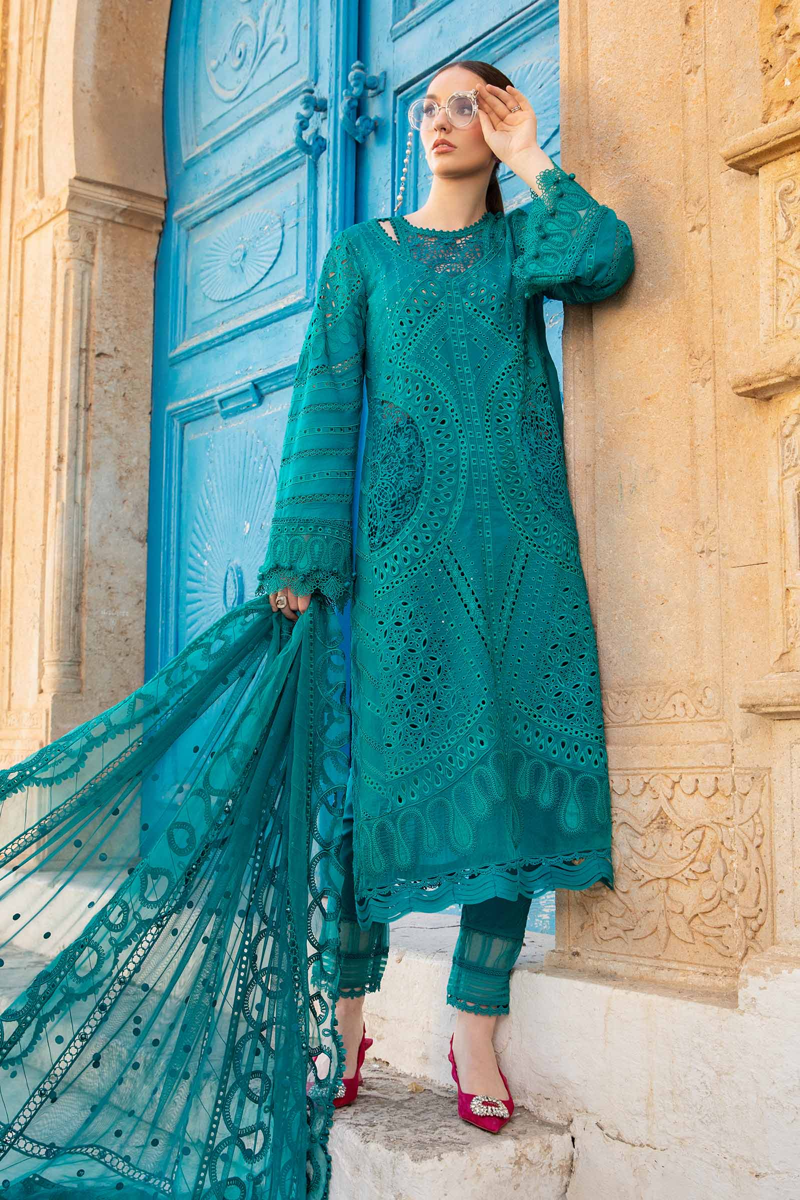 Unstitched Lawn | D-2402-A - Image 4