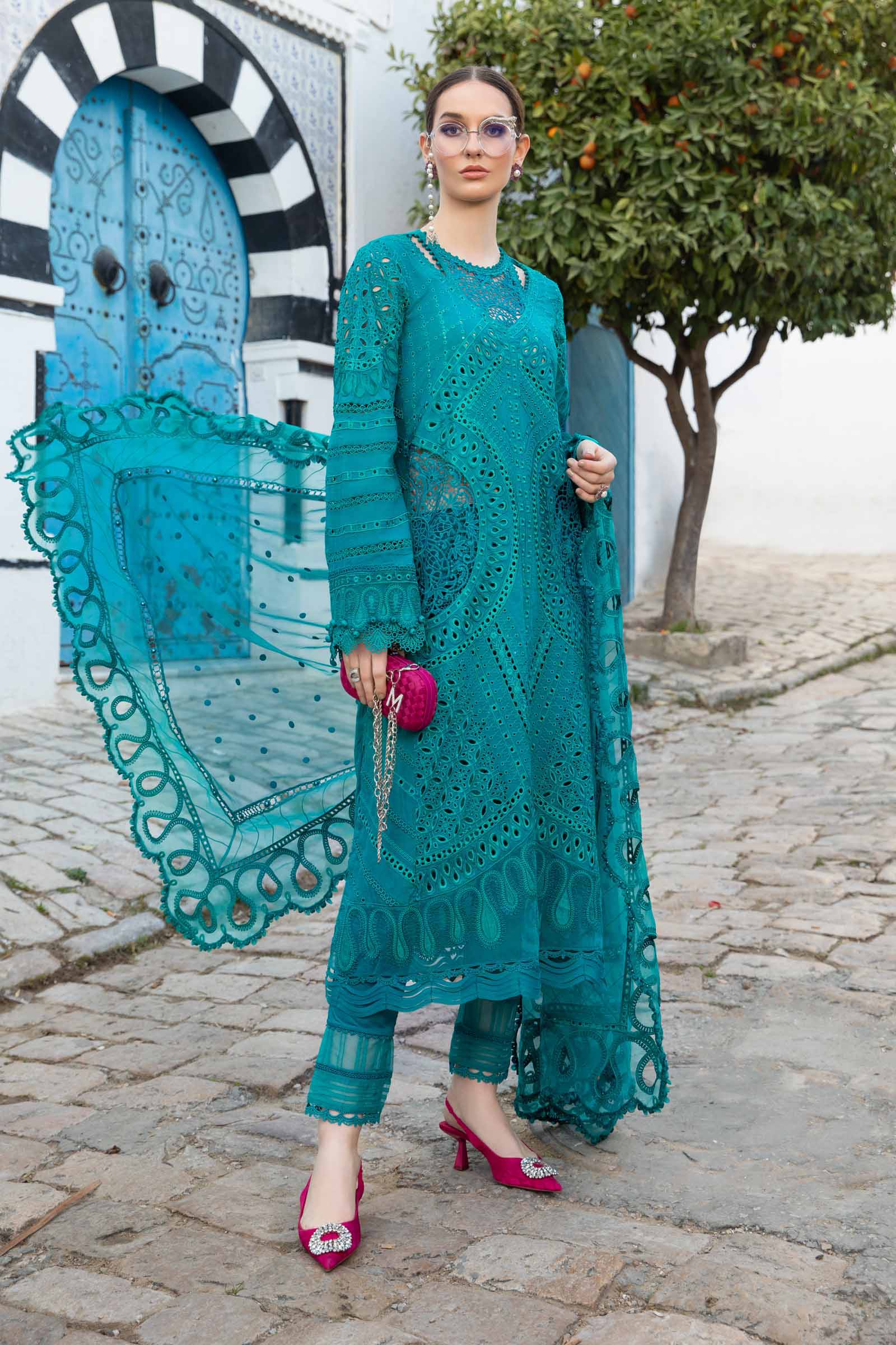 Unstitched Lawn | D-2402-A - Image 5