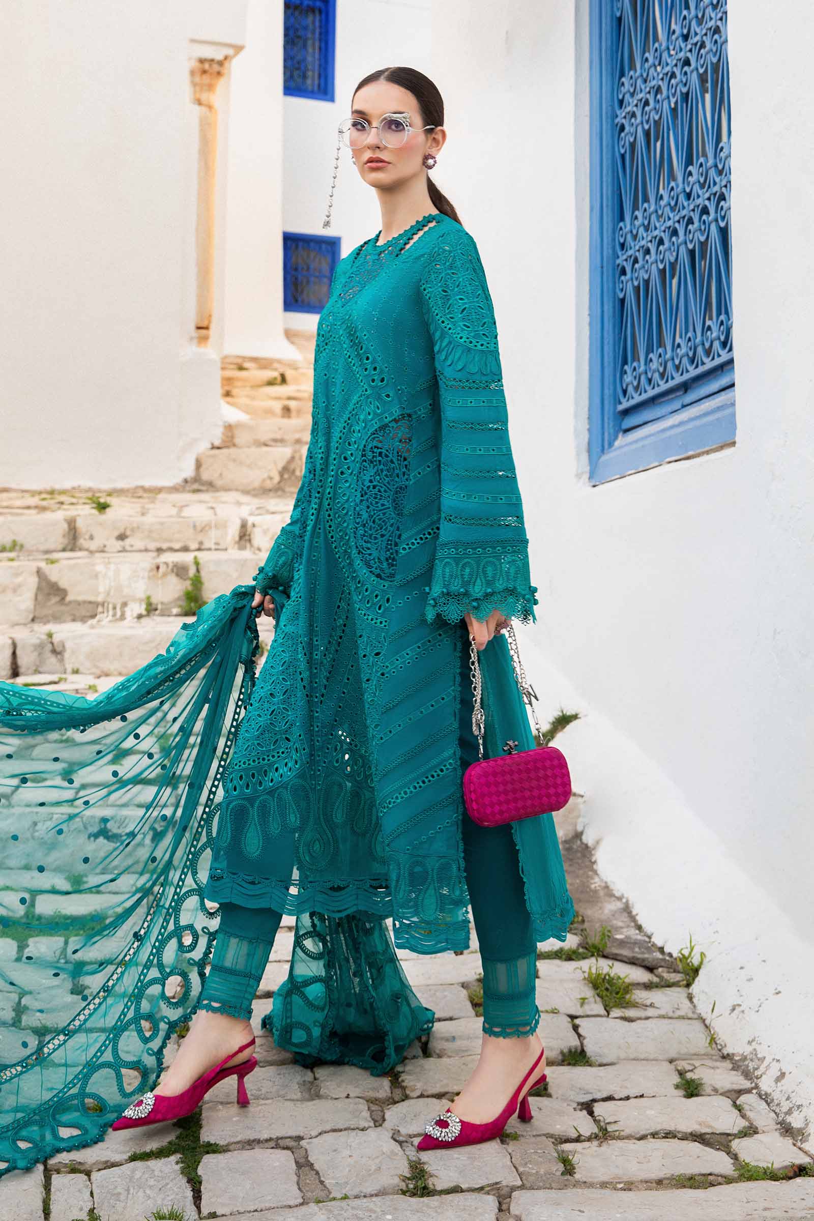 Unstitched Lawn | D-2402-A - Image 6
