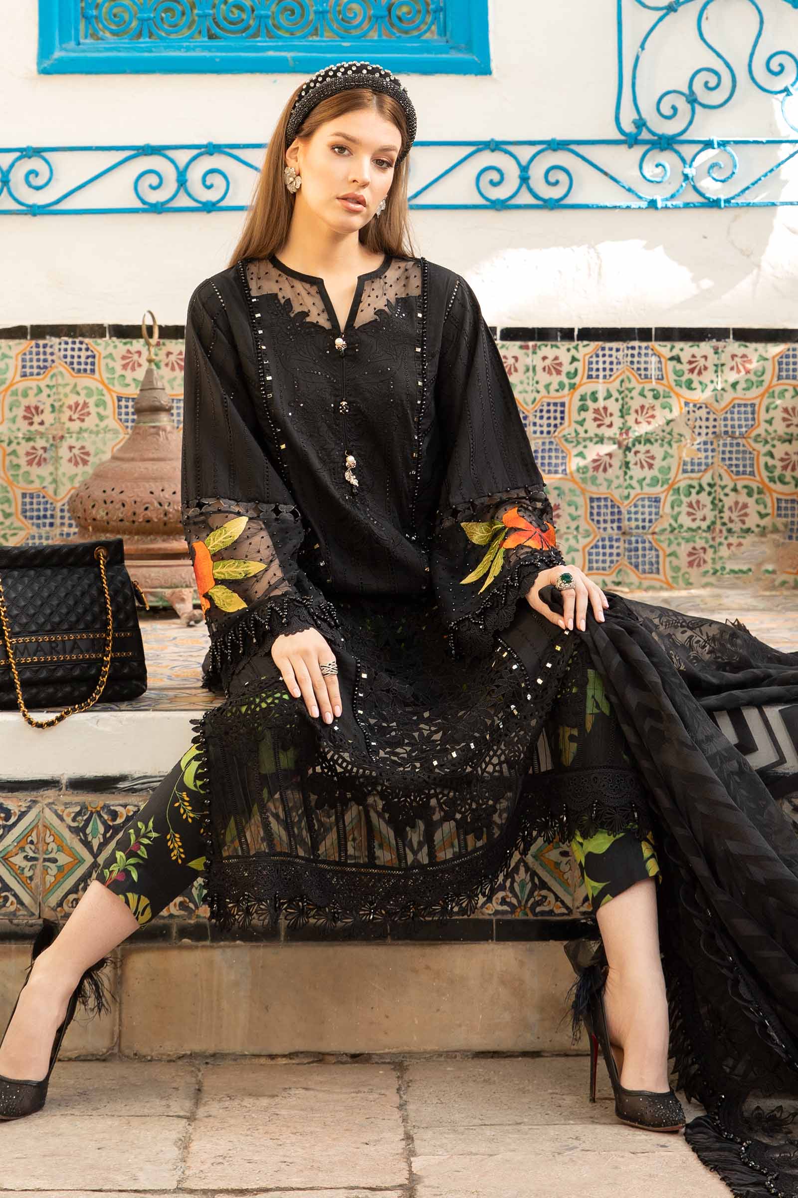 Unstitched Lawn | D-2408-B - Image 3