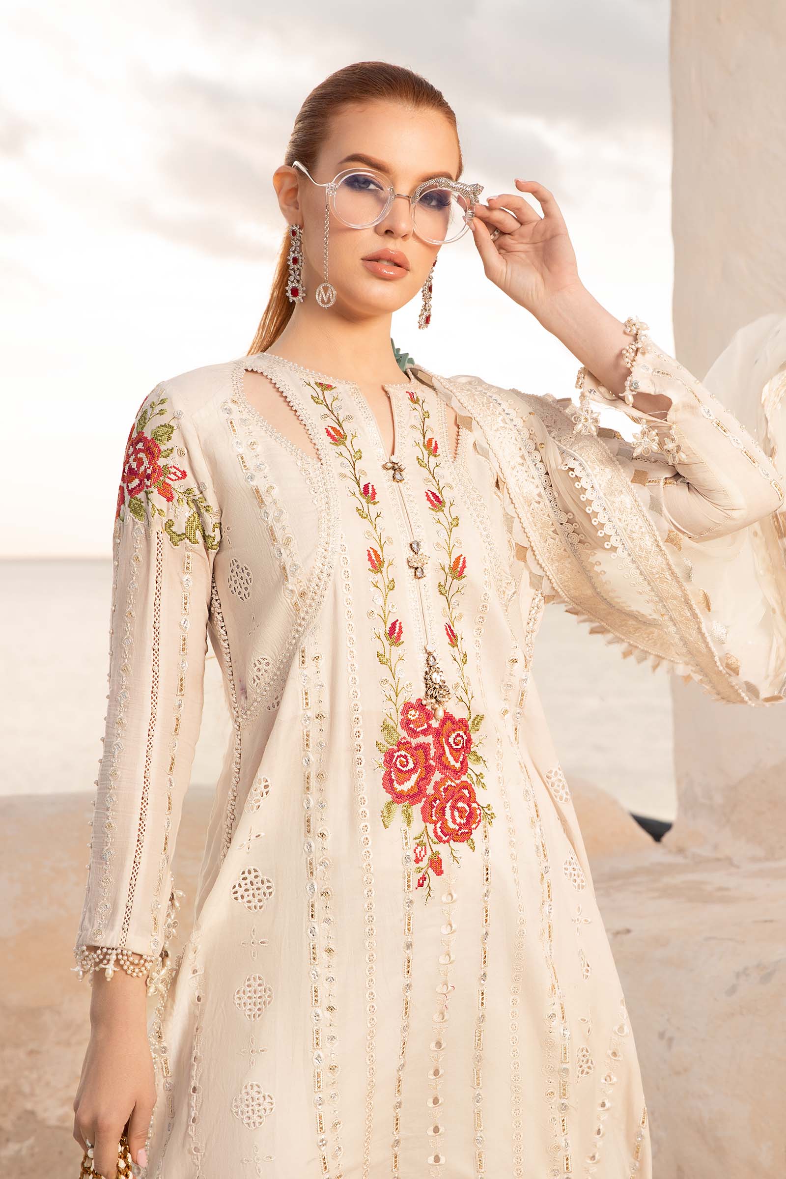 Unstitched Lawn | D-2412-A - Image 2