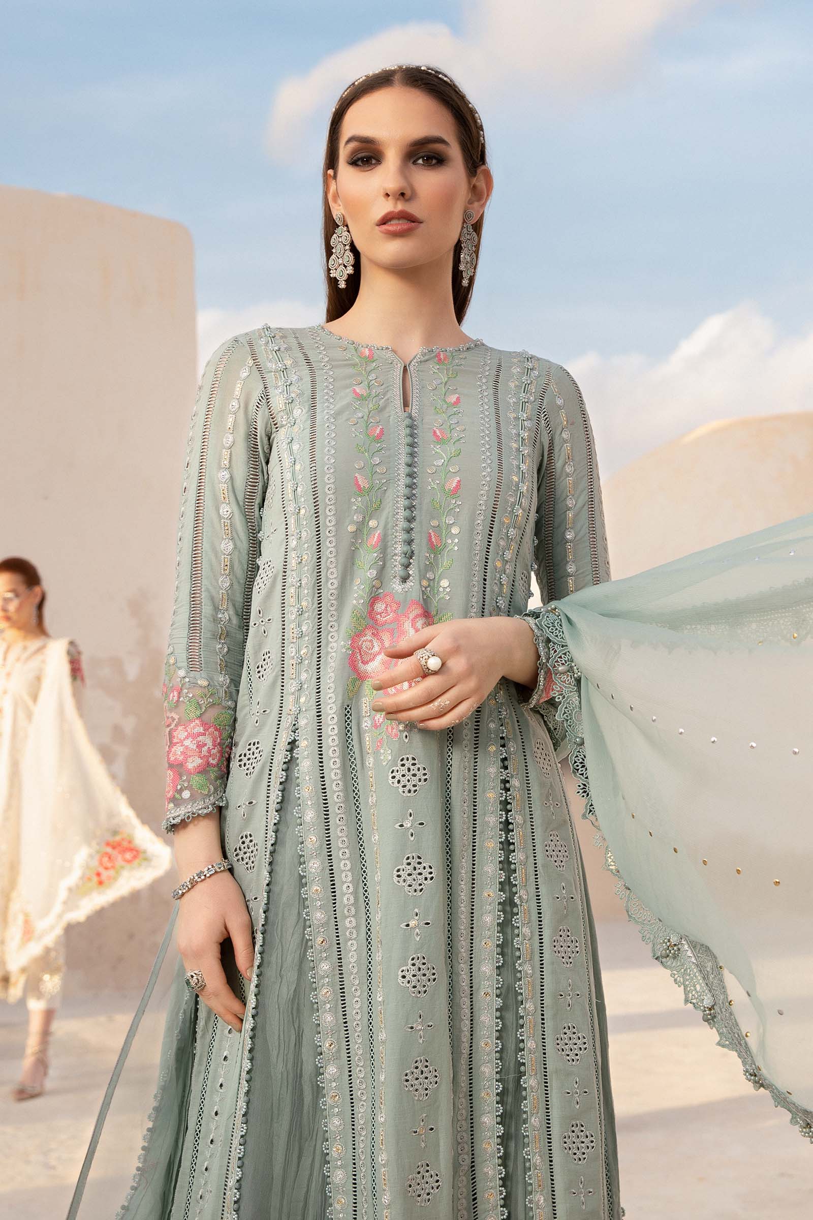 Unstitched Lawn | D-2412-B - Image 2