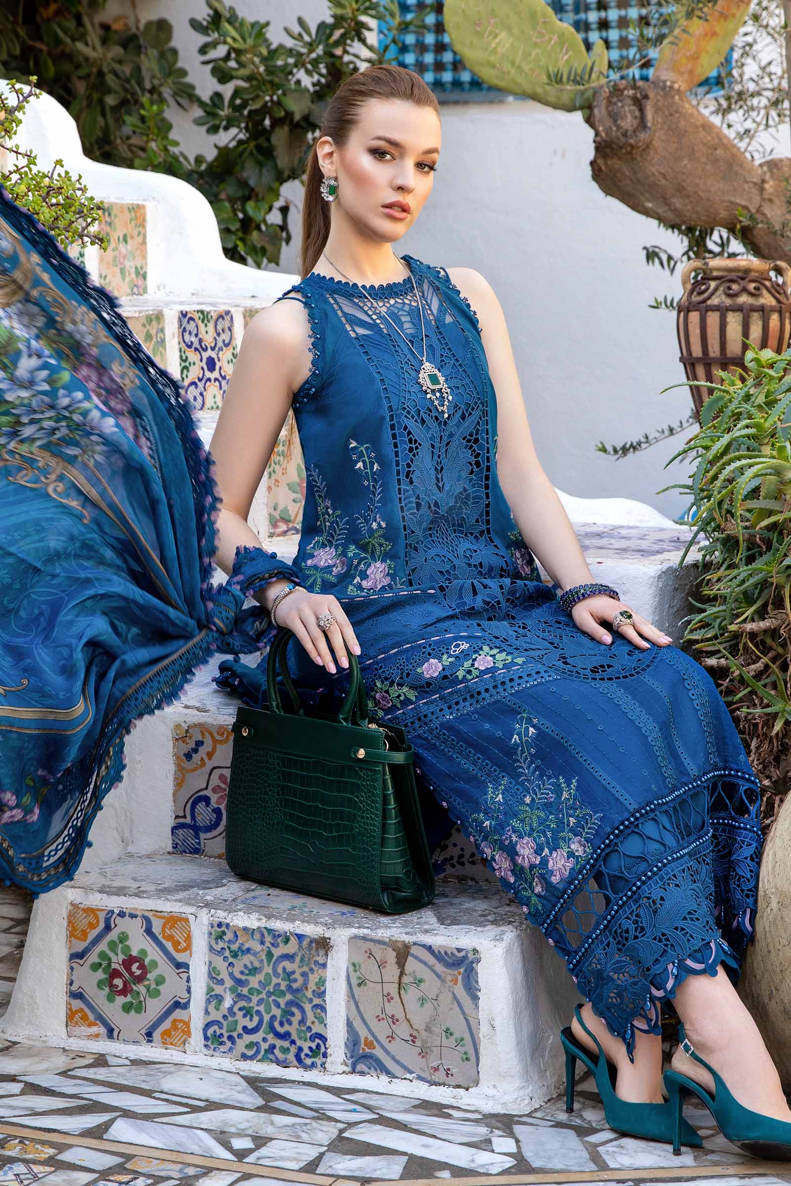 Unstitched Lawn | D-2415-A - Image 2