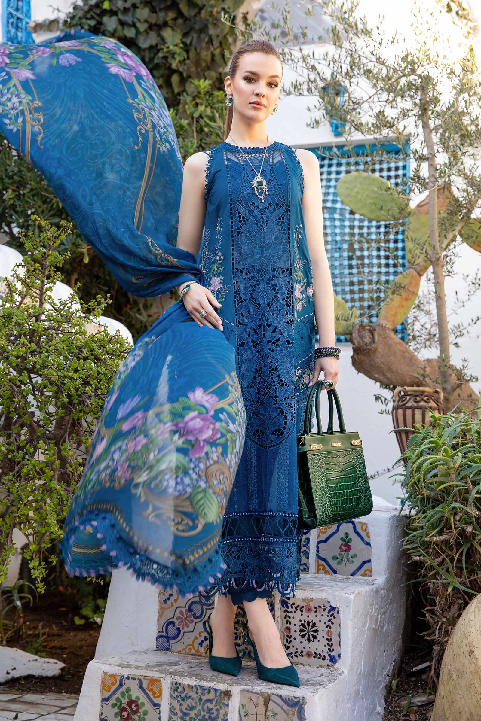 Unstitched Lawn | D-2415-A - Image 5