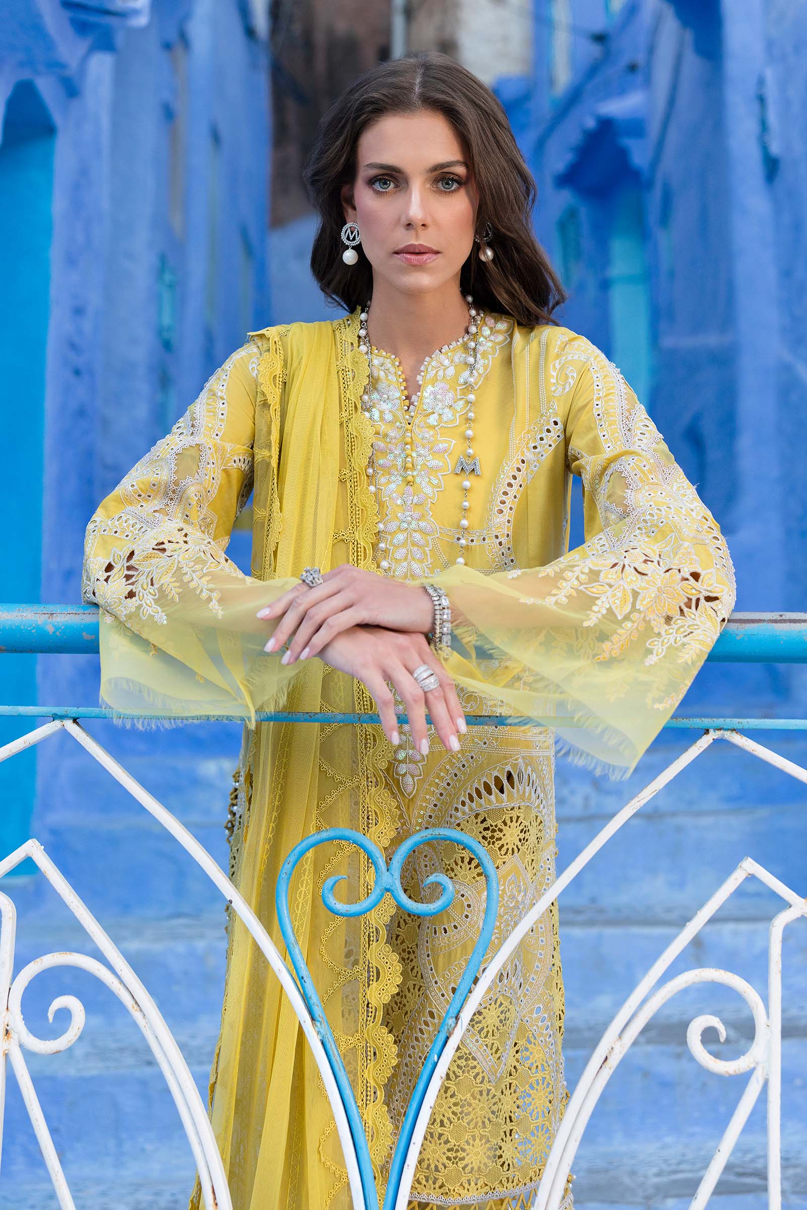 3 Piece Unstitched Embroidered Lawn Suit | D-2512-A - Image 5