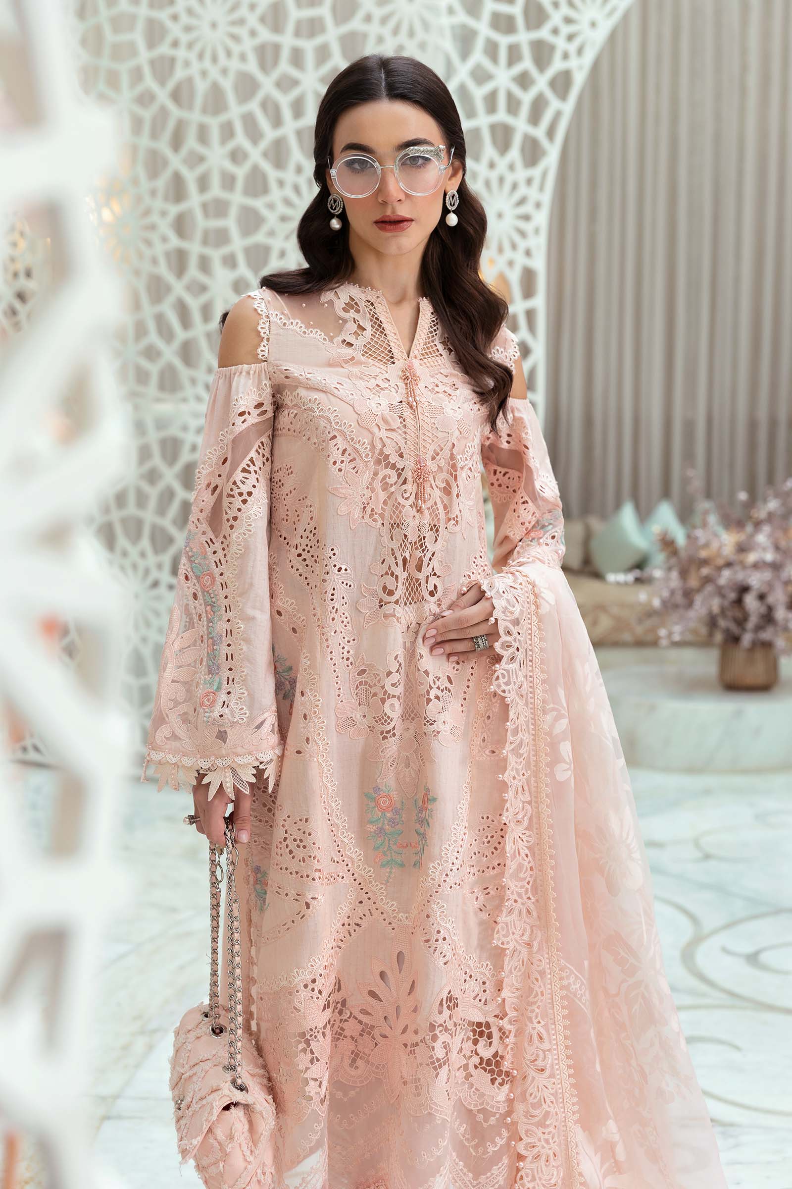 3 Piece Unstitched Embroidered Dobby Lawn Suit | D-2513-A - Image 3