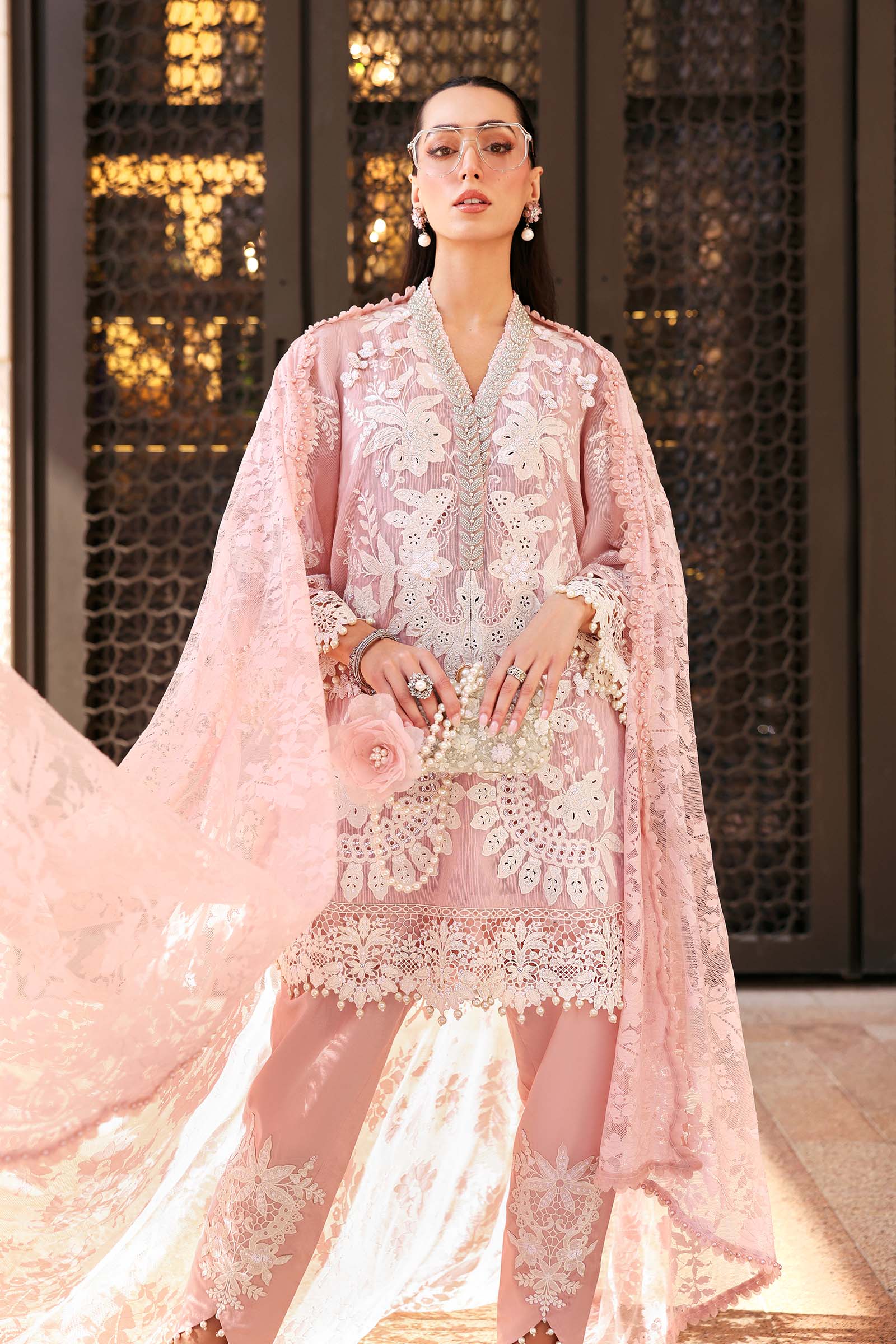 3 Piece Unstitched Embroidered Lawn Karandi Suit - Image 4