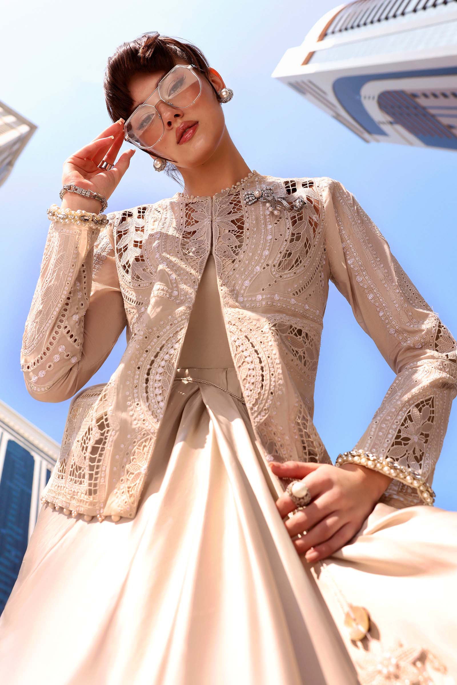 3 Piece Unstitched Embroidered Lawn Suit - Image 6