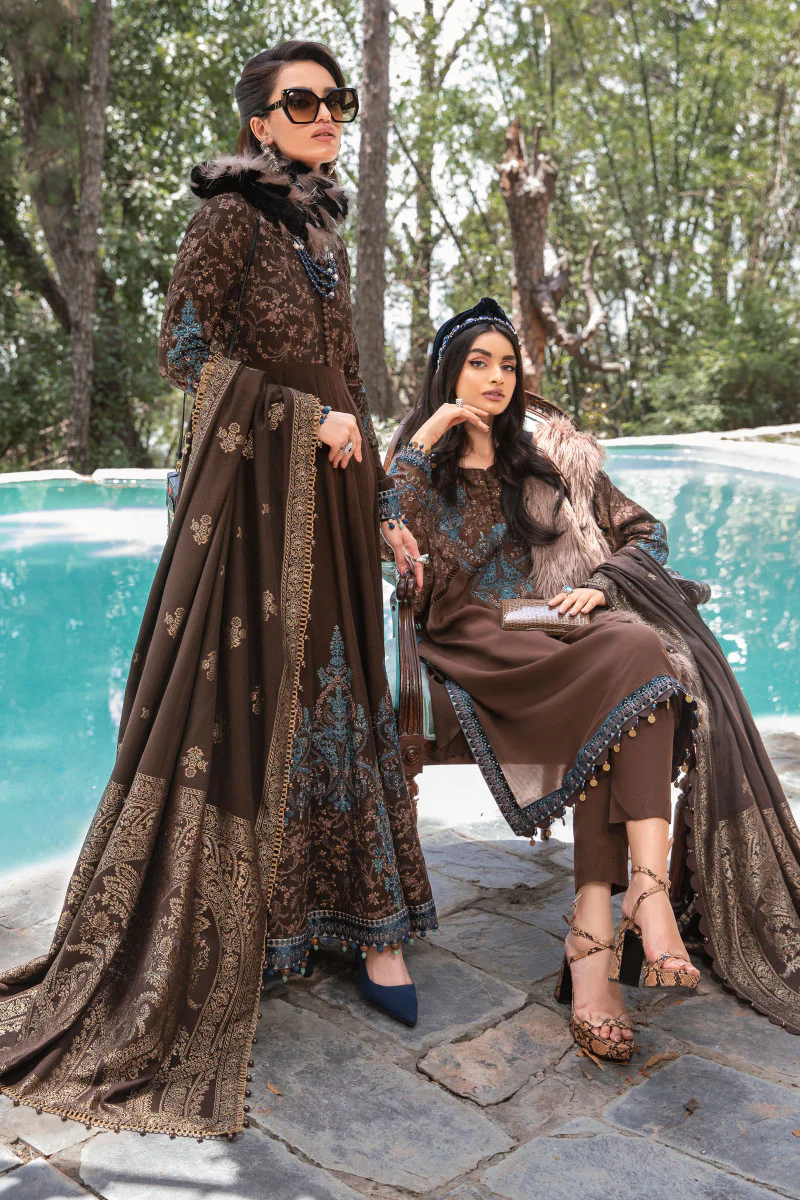 Unstitched Linen DL-1001-Brown - Image 3