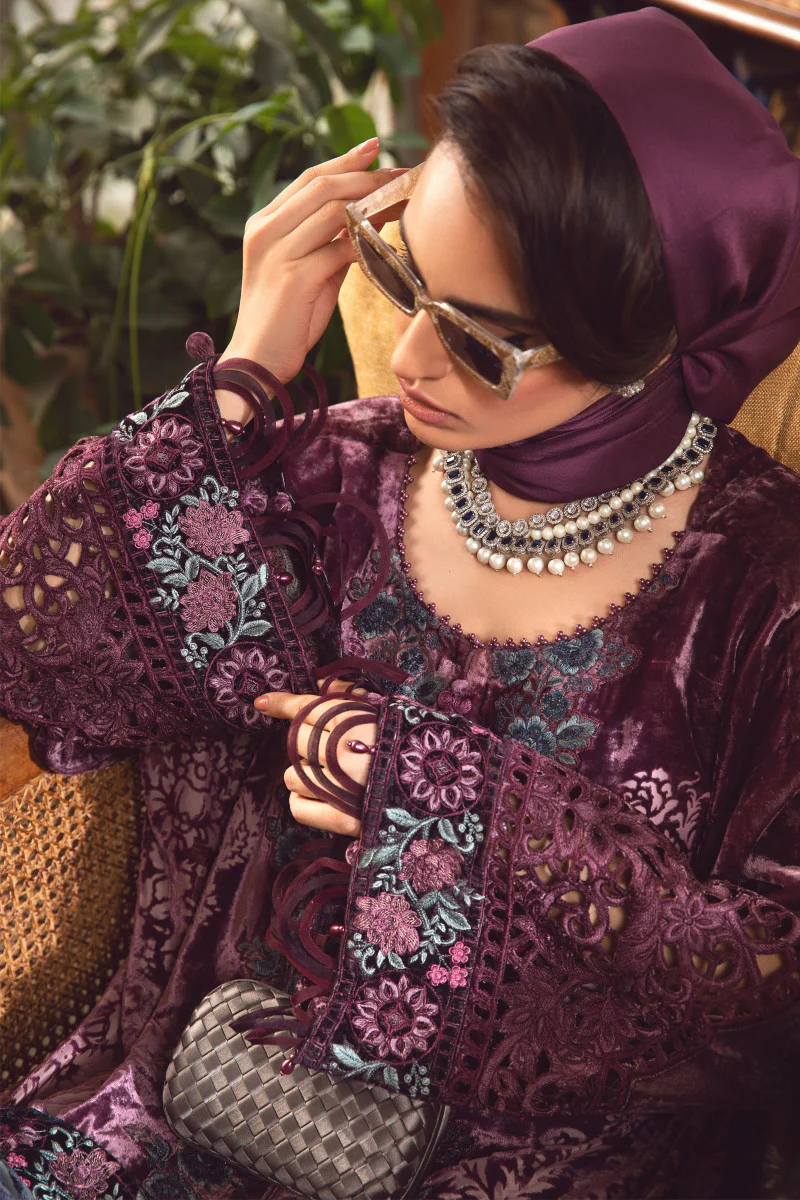 Unstitched Linen DL-1006-Dul Lilac - Image 3