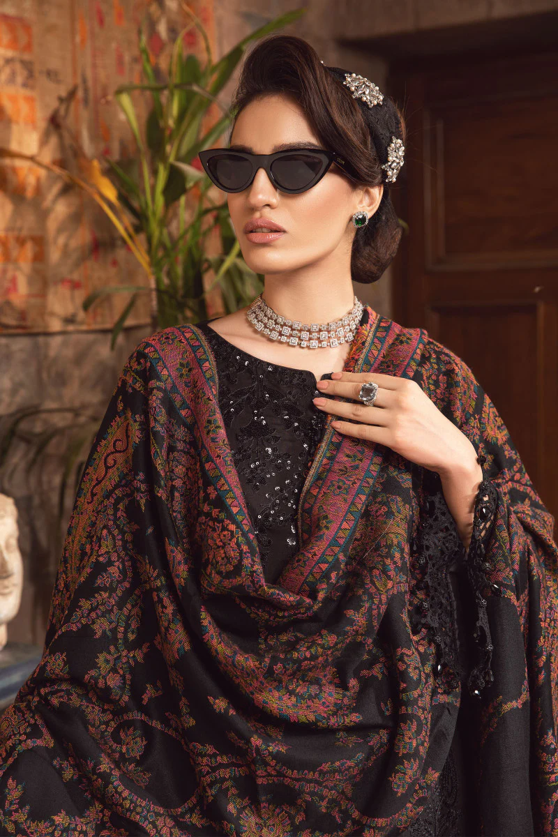 Unstitched Linen DL-1012-Black - Image 3