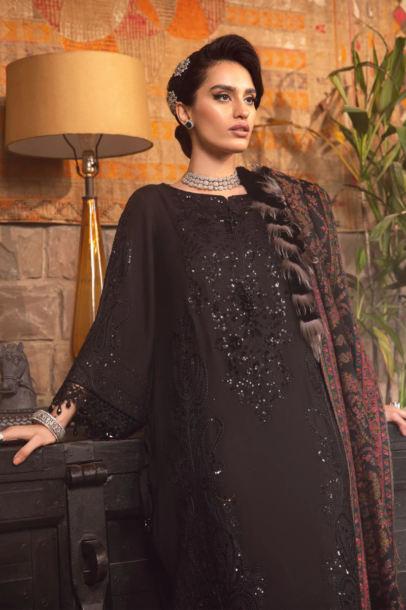 Unstitched Linen DL-1012-Black - Image 4