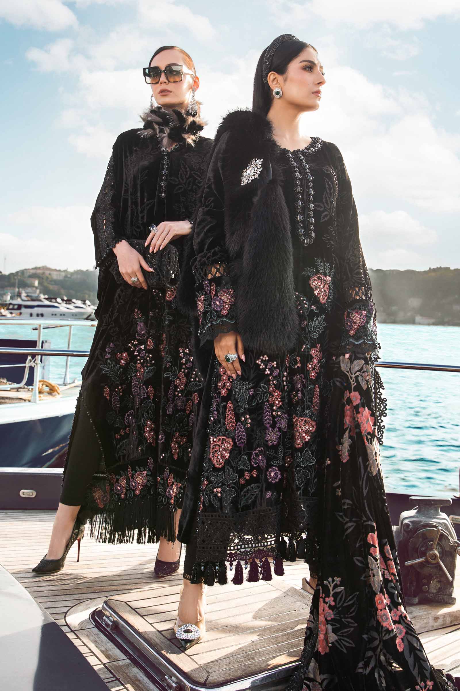 Unstitched Linen | Black DL-1102 - Image 6