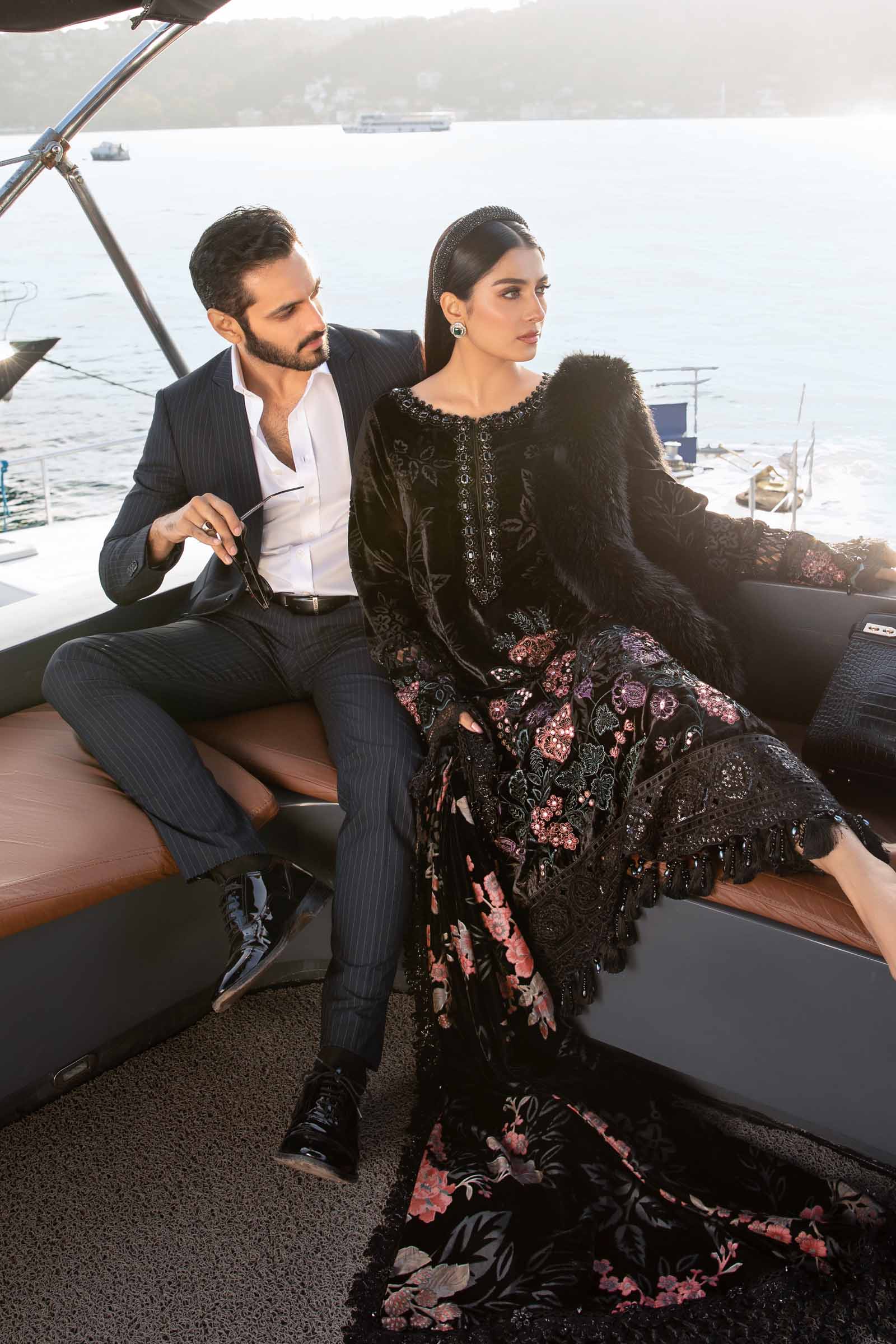 Unstitched Linen | Black DL-1102 - Image 7