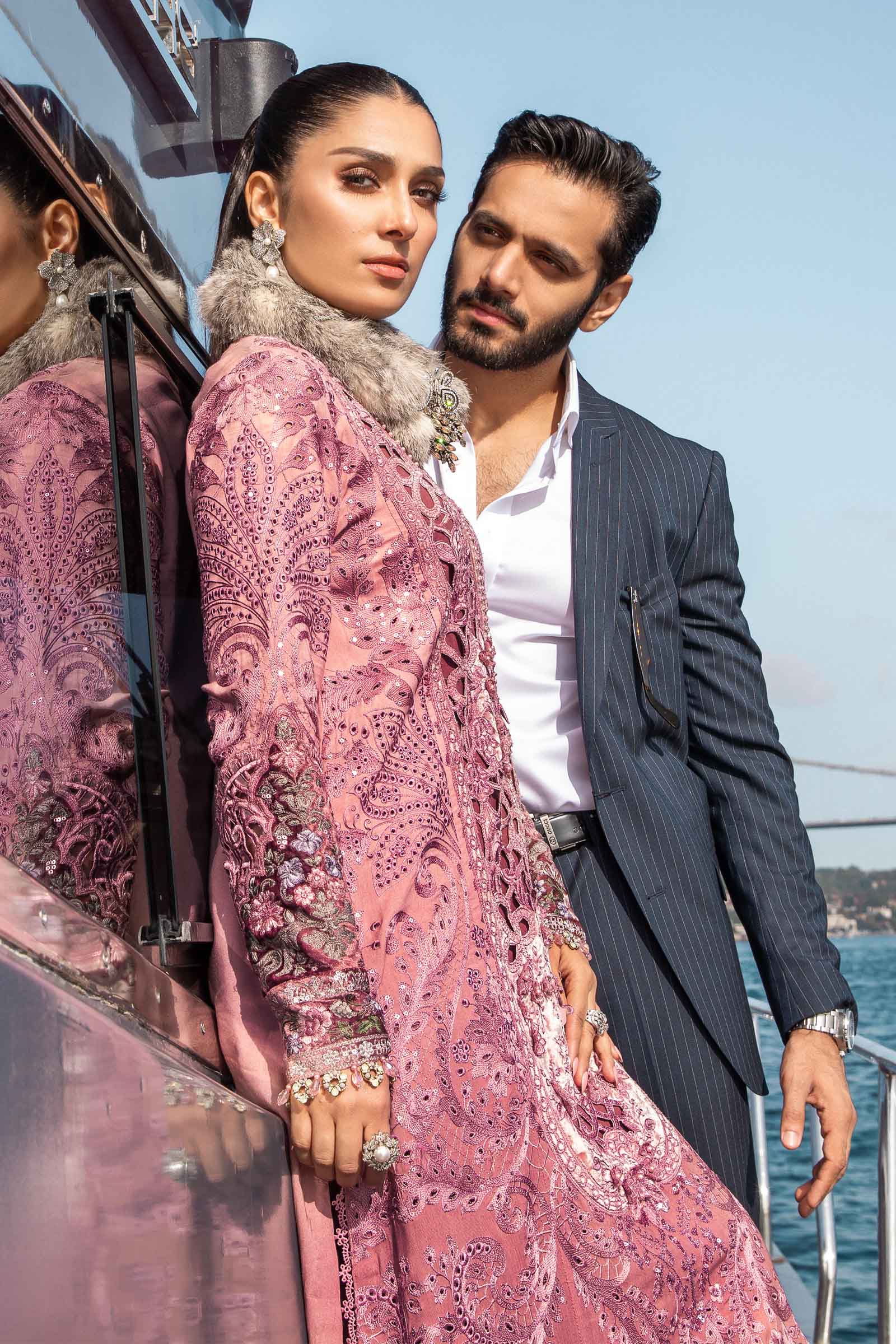 Unstitched Linen | Ash Pink DL-1106 - Image 7