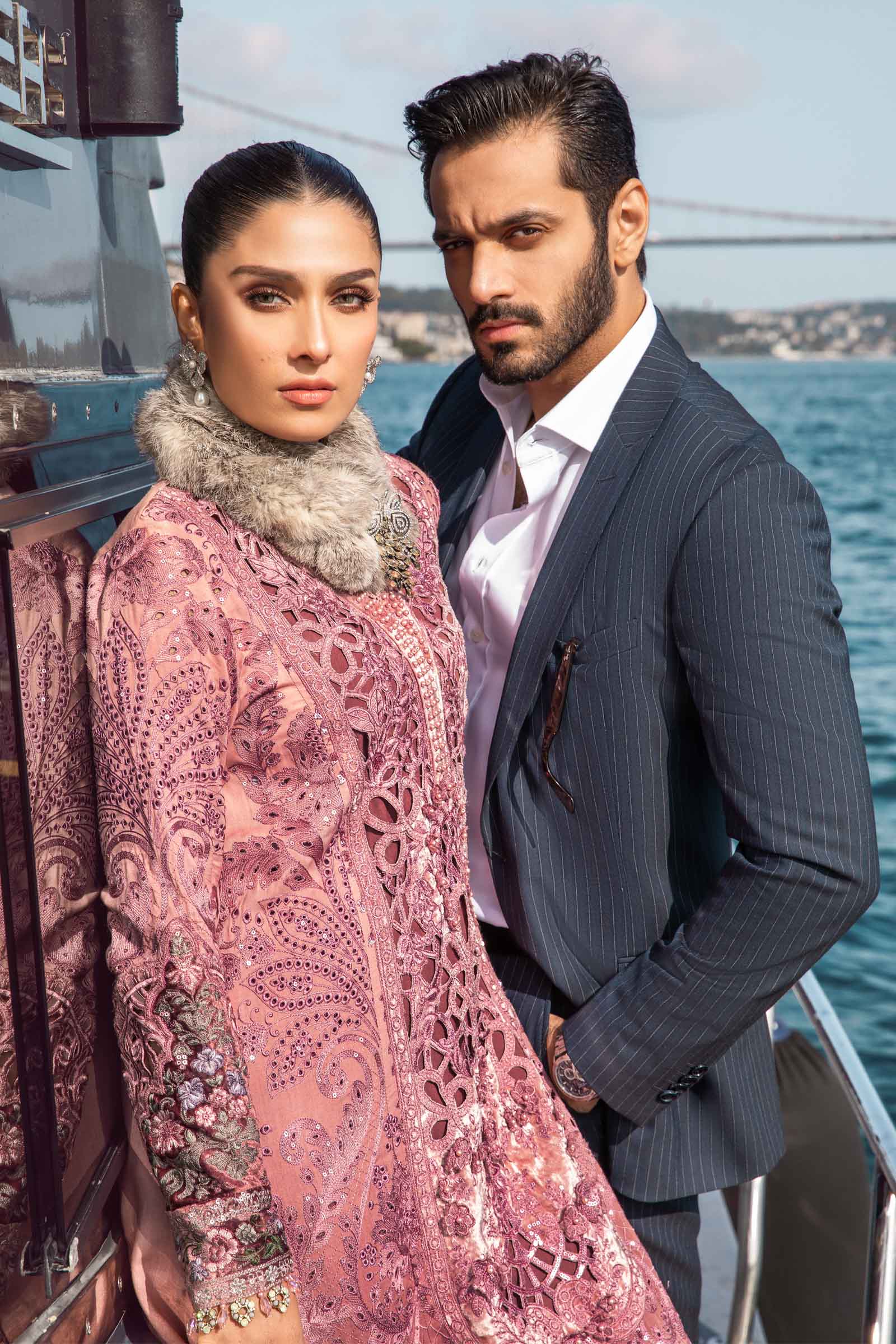 Unstitched Linen | Ash Pink DL-1106 - Image 9