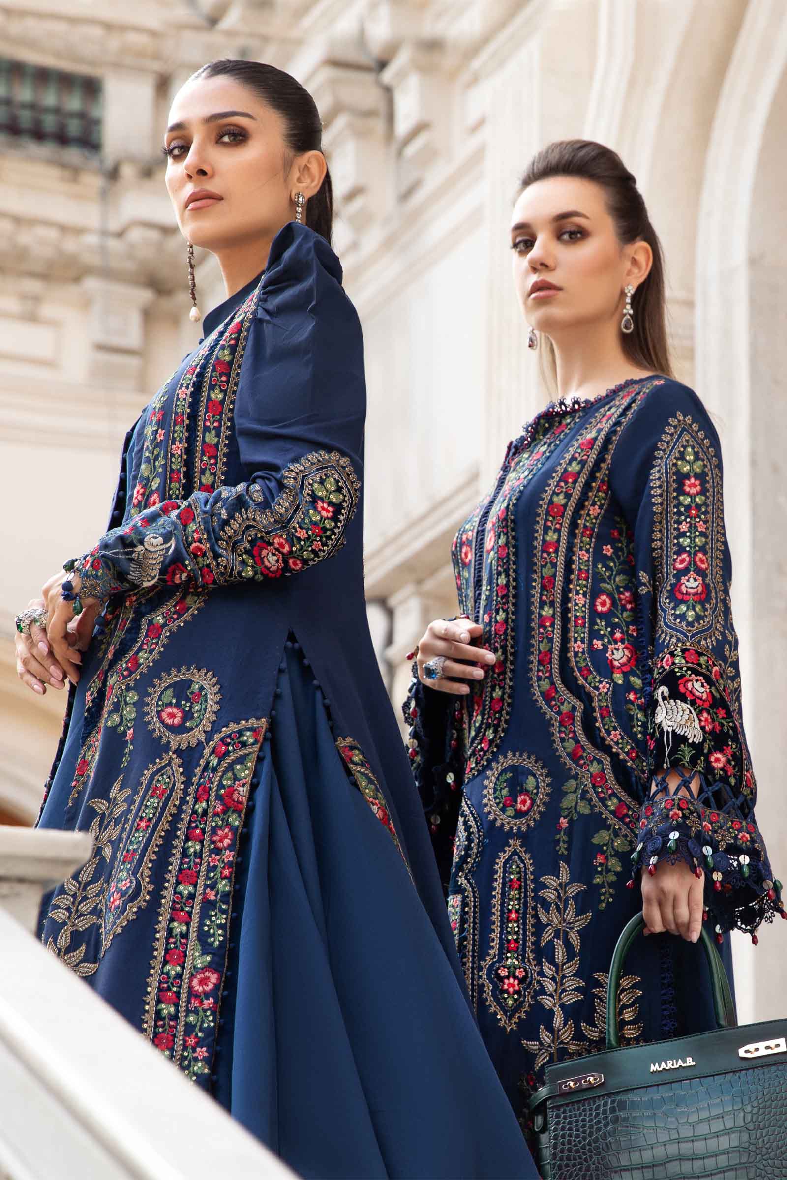 Unstitched Linen | Navy Blue DL-1109 - Image 10