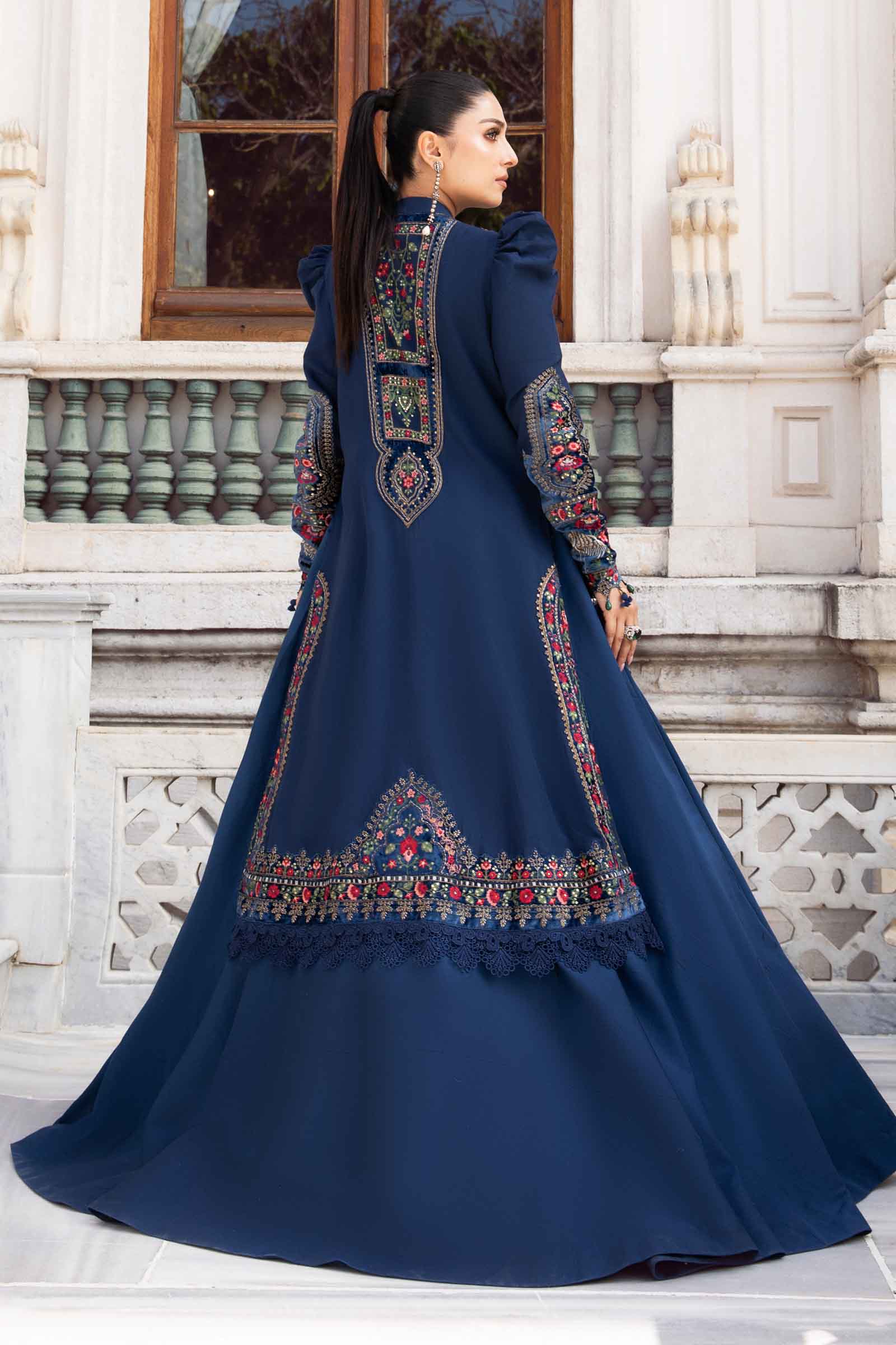 Unstitched Linen | Navy Blue DL-1109 - Image 13
